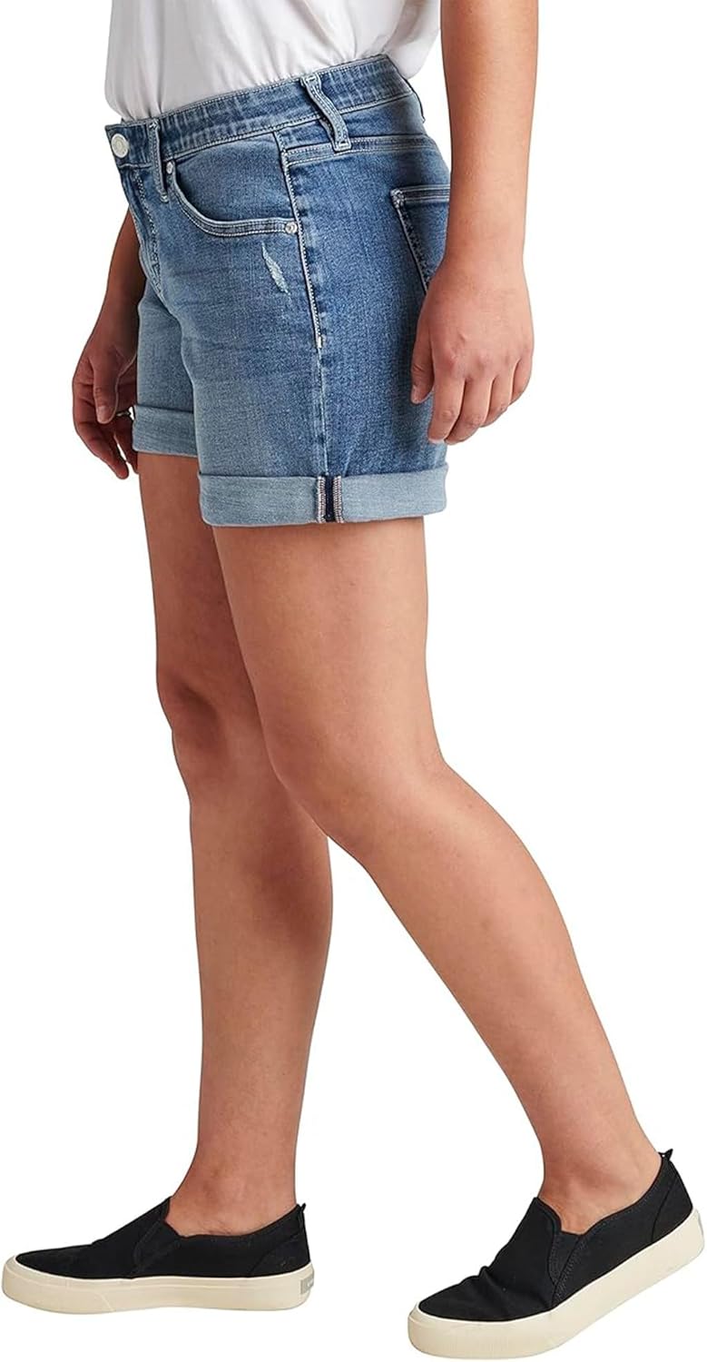 JAG Womens Alex Mid Rise Boyfriend Short