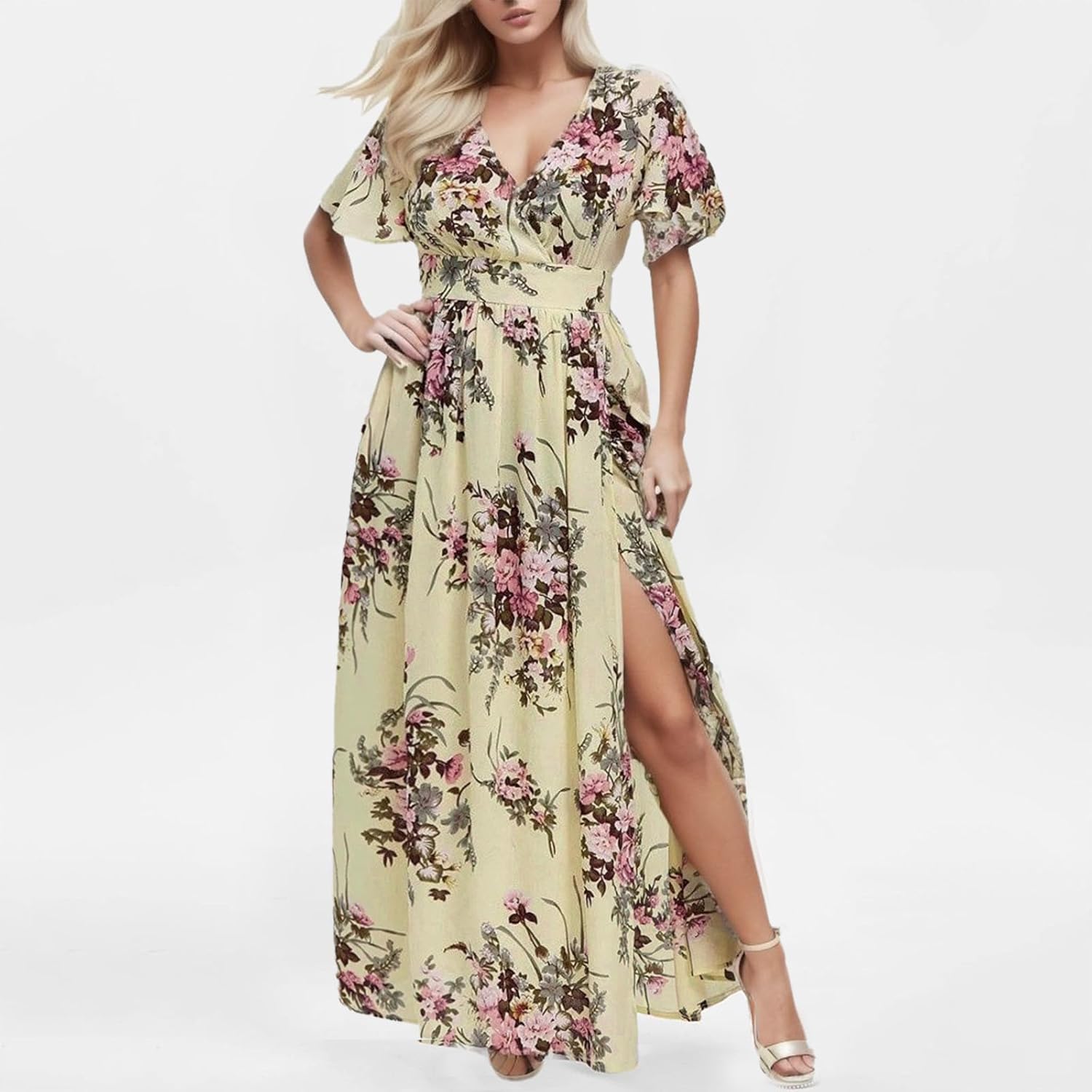 Sfascumop - 2025 Trendy Summer Boho Sundress for Women Beach Vacation check price