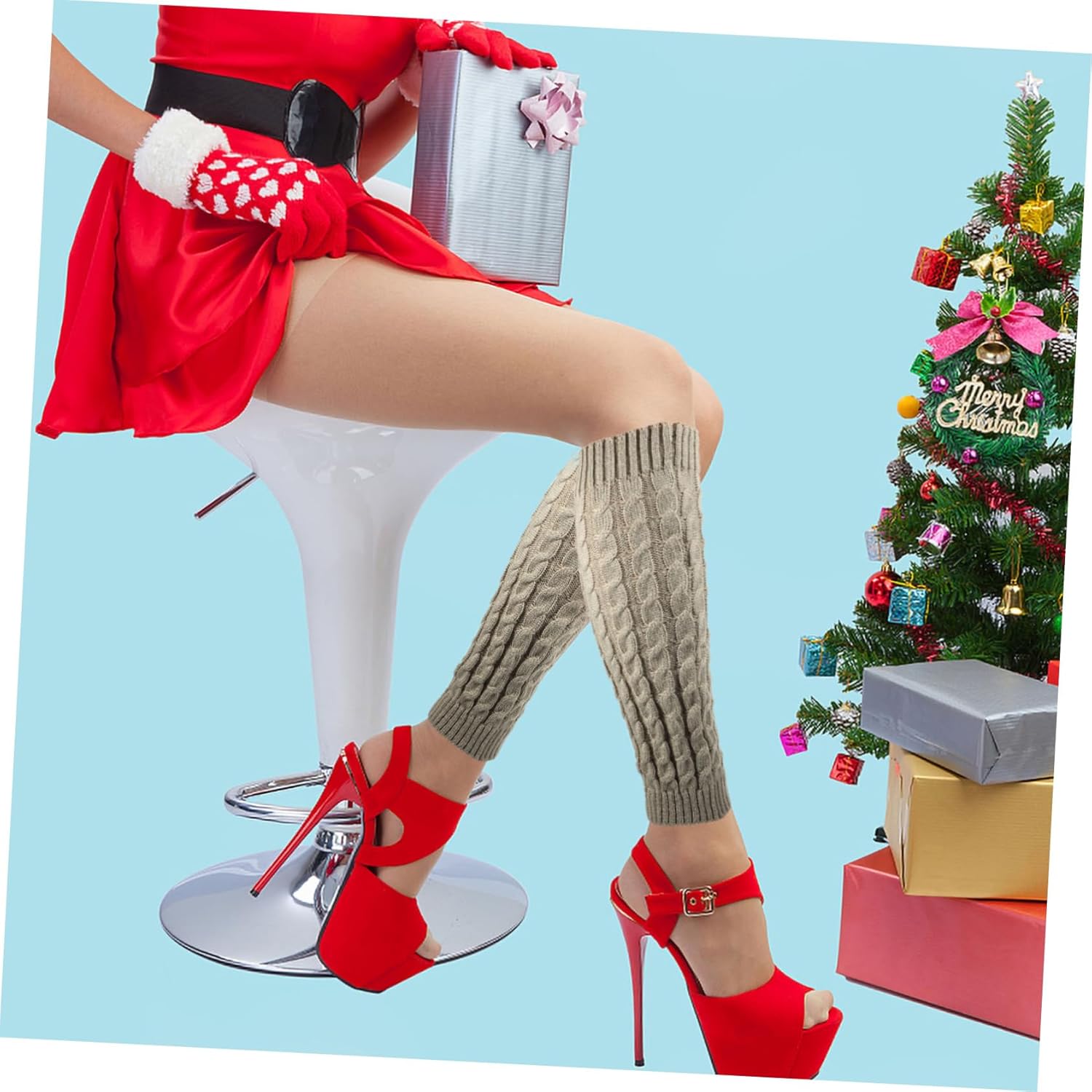 Thick Knit Woolen Leg Warmers