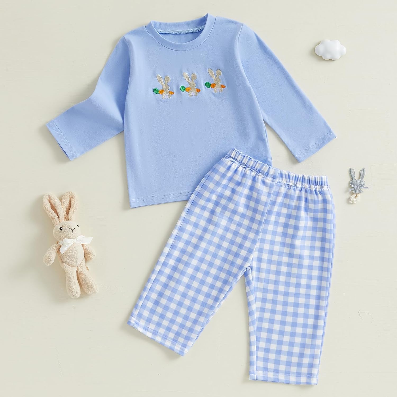 My First Easter Baby Boy Outfits - bunny carrot set for toddlers