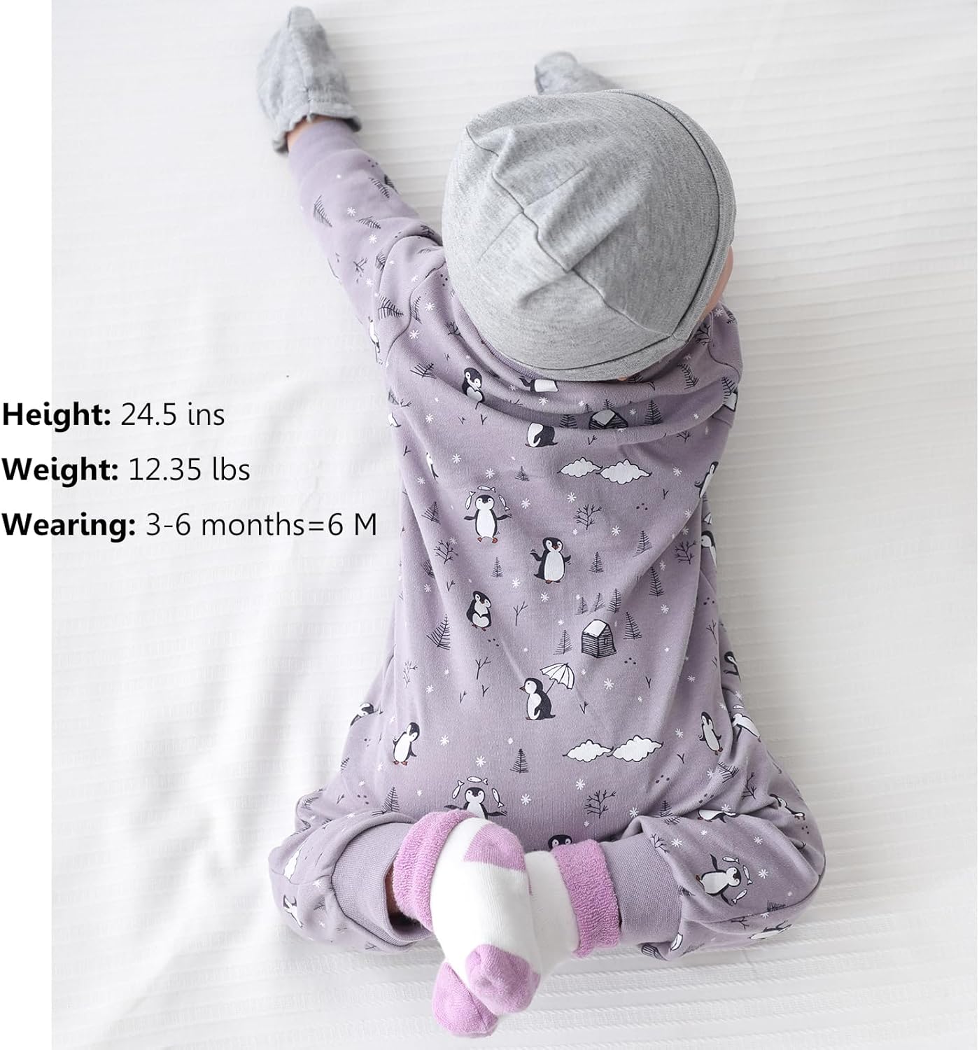 2-Way Zipper Romper Set for Babies