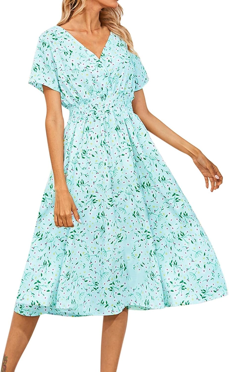 Trendy Bohemian Casual Summer Dress