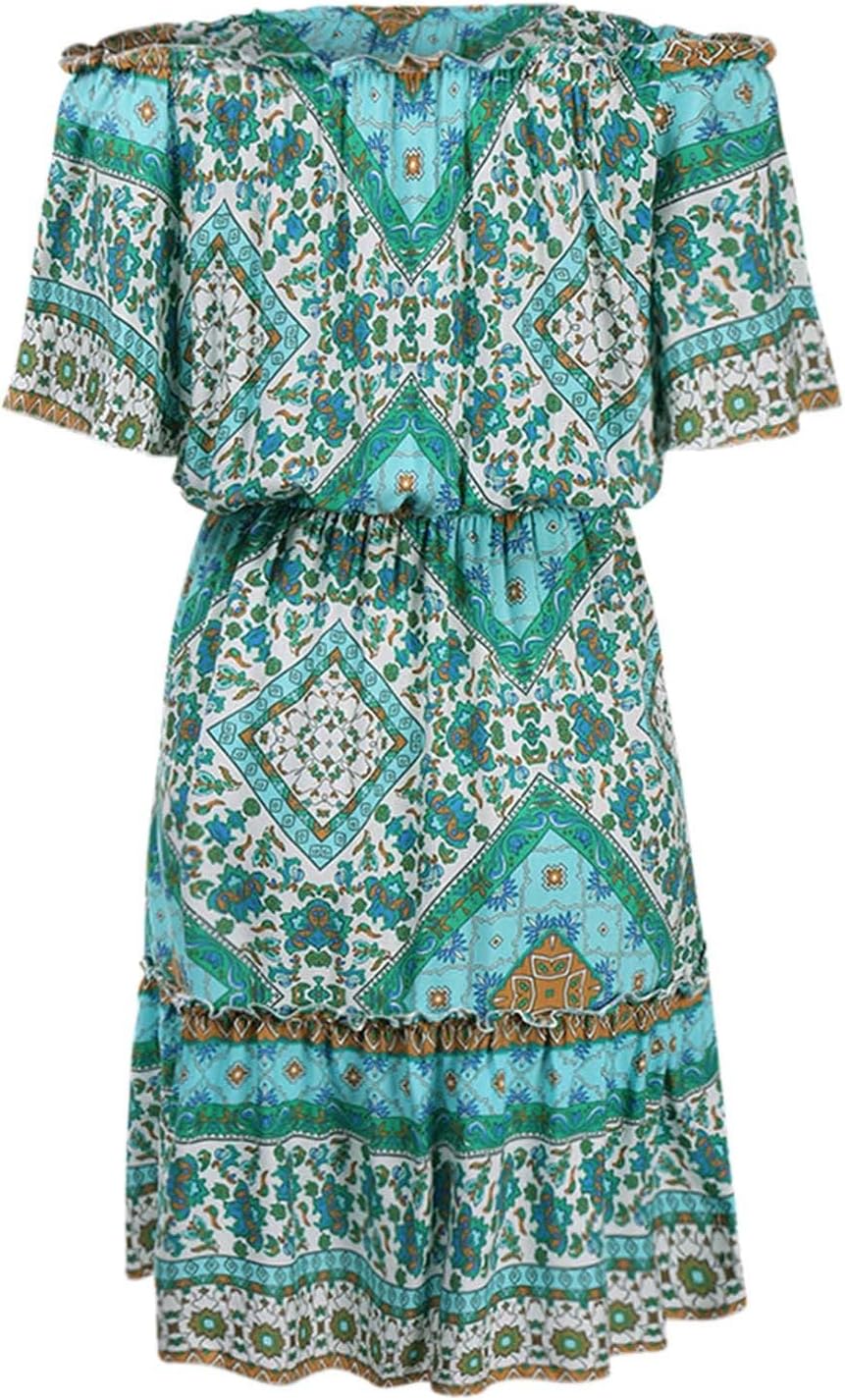 Elegant Bohemian Floral Midi Dress