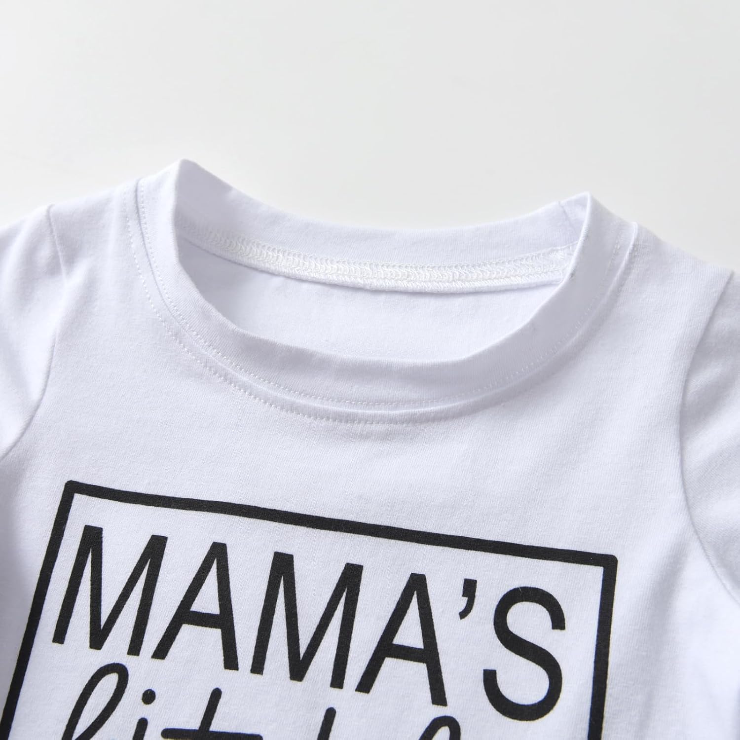 Rebey Baby Boy Summer Short Sleeve Letter T-Shirt Set 2PCS