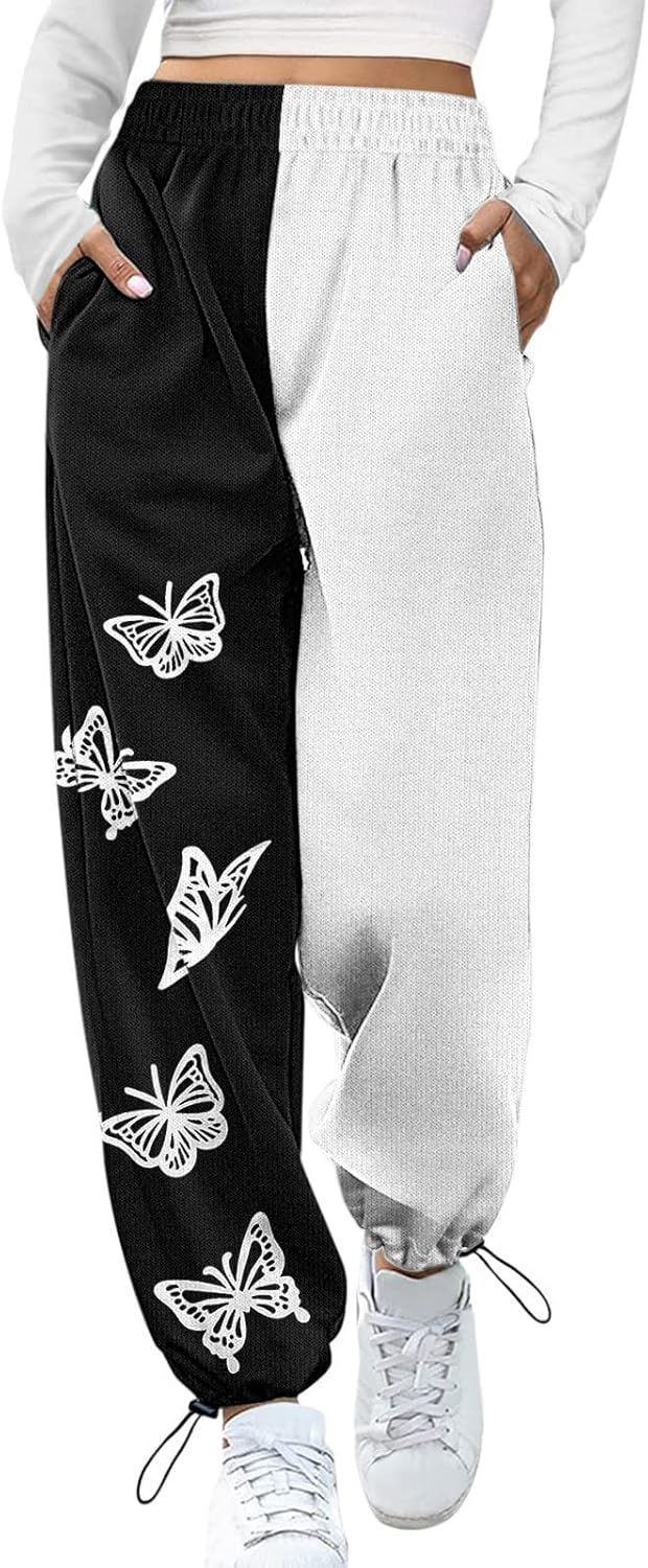 High Waist Casual Women sweatpants with Pockets