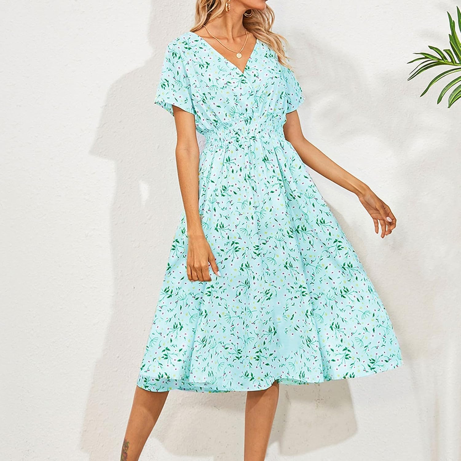 Trendy Bohemian Casual Summer Dress