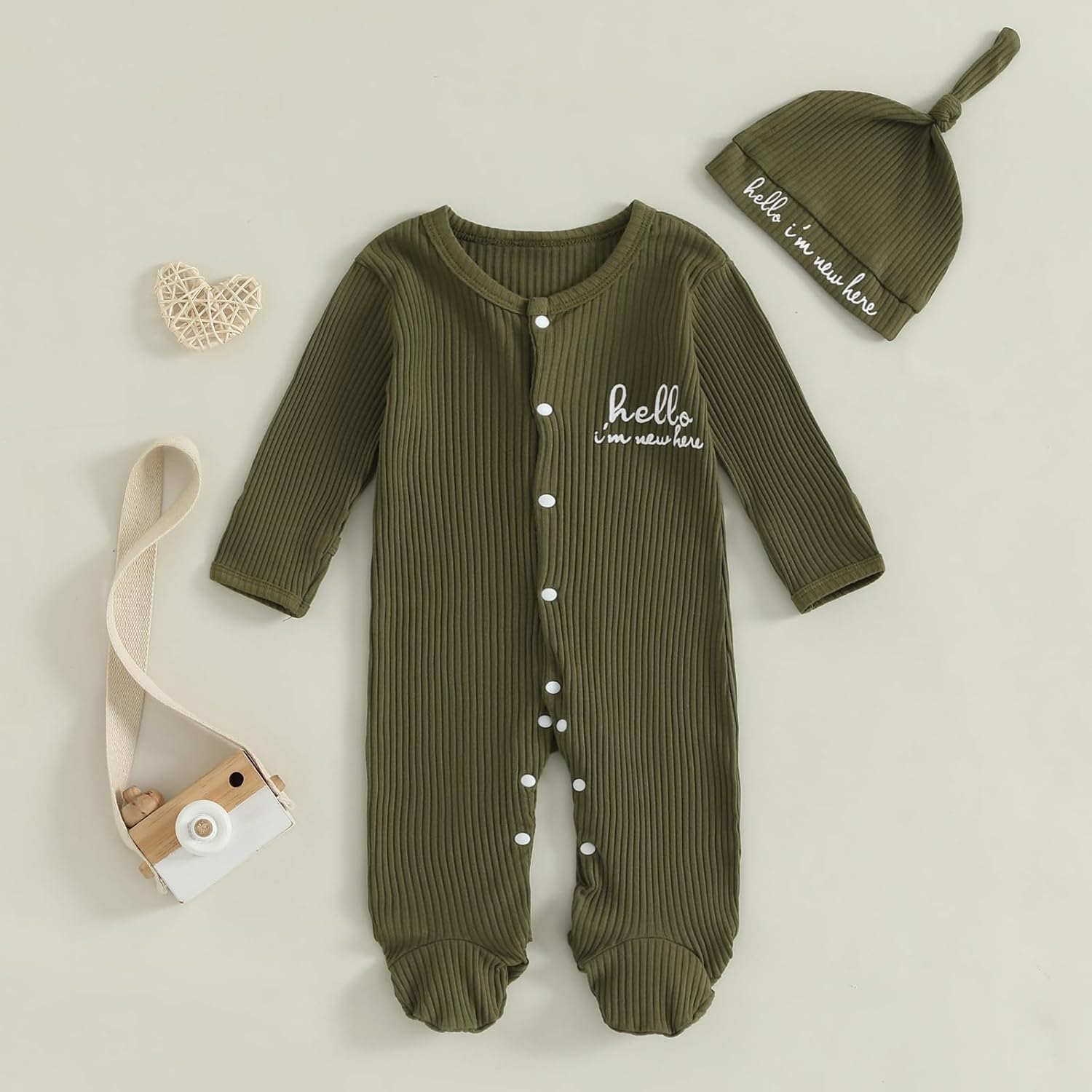 MERSARIPHY Newborn Romper Coming Home from Hospital