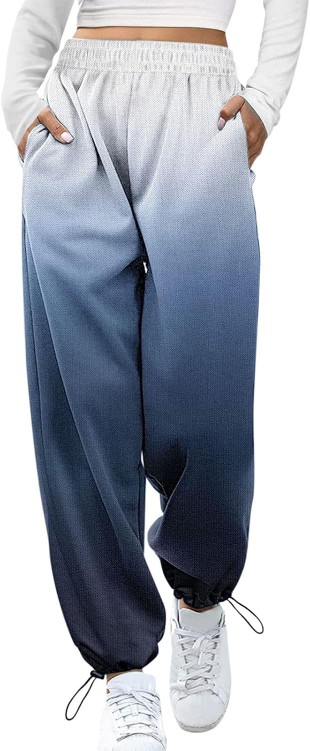 High-Waisted Workout Sweatpants for Teens