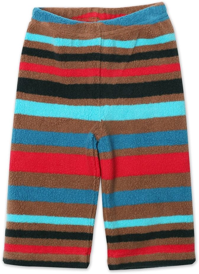Zutano Black Bold Stripe Fleece Pant for Boys
