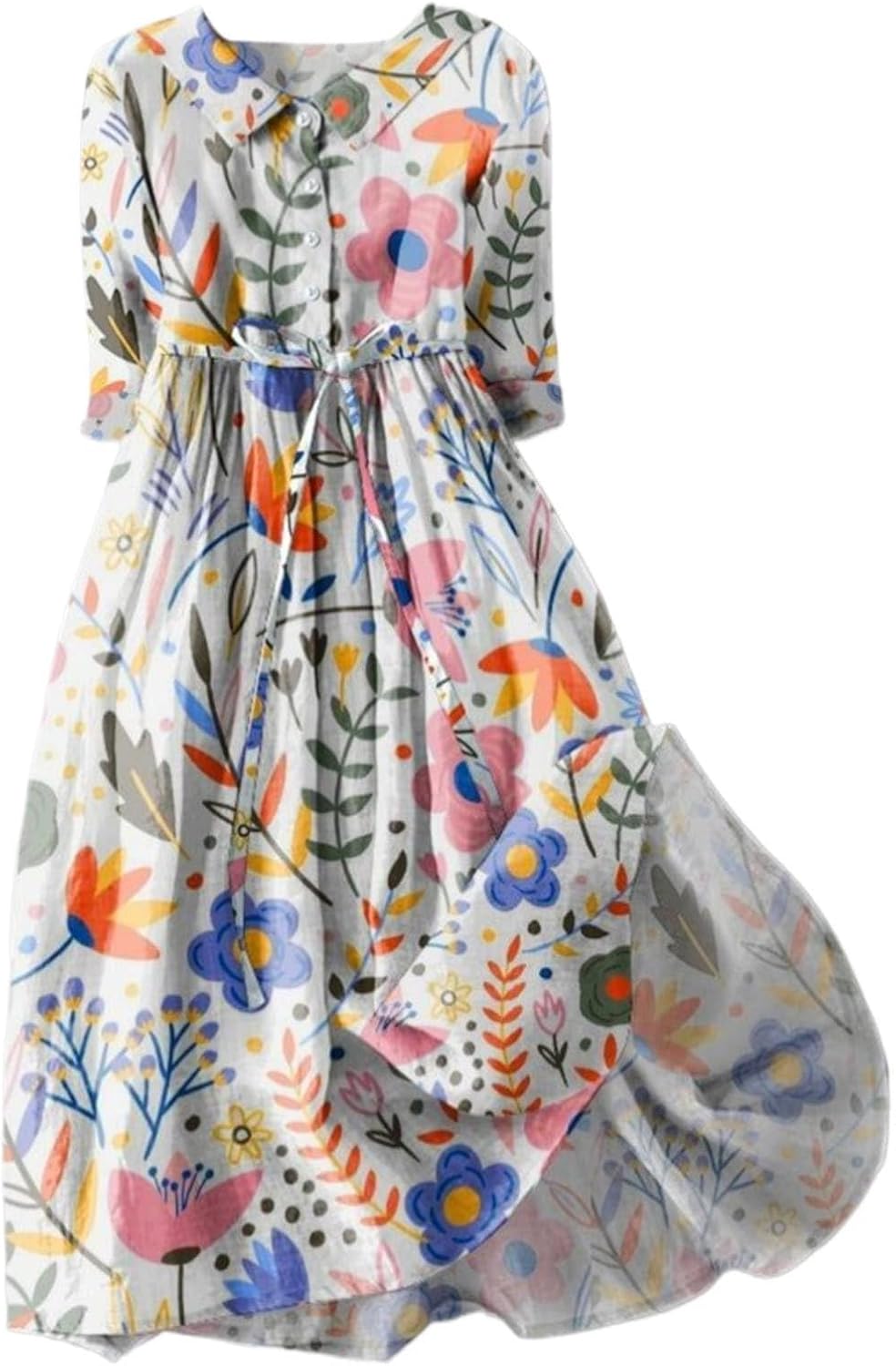 Bohemian Cotton Linen Dress