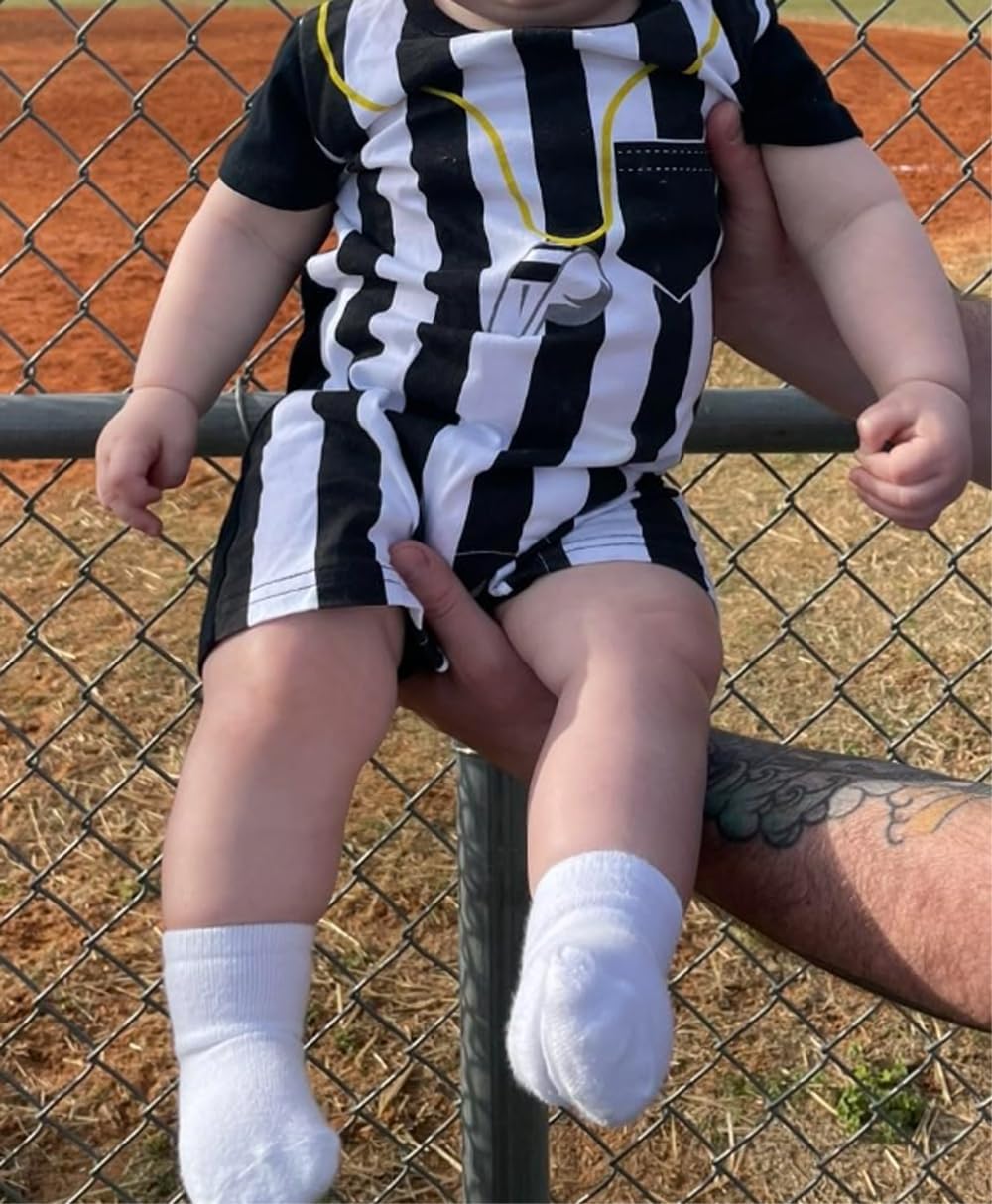 FANCYBABY Baby Toddler Referee Romper