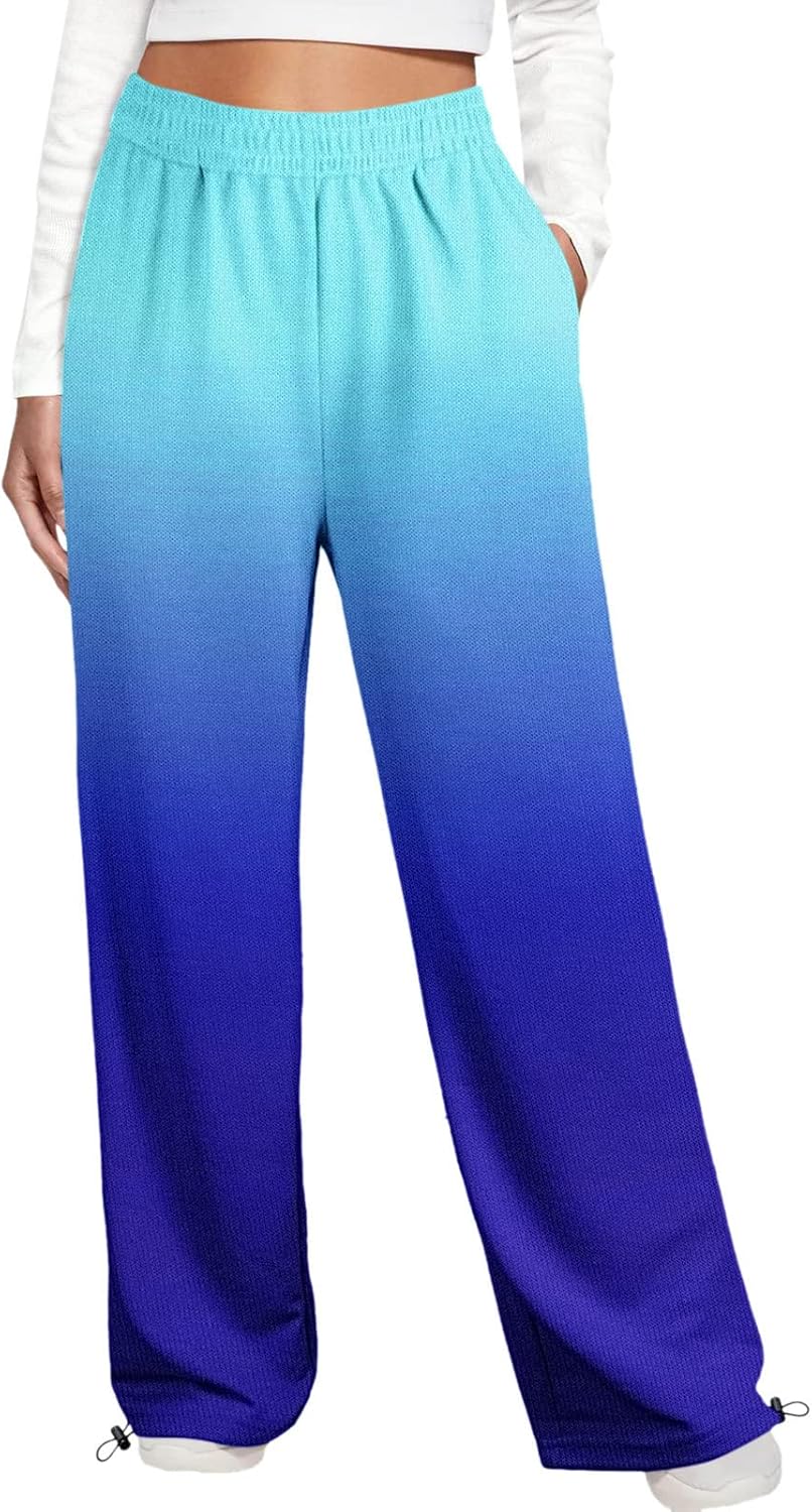 SDBRLD Womens High Waist Petite Sweatpants
