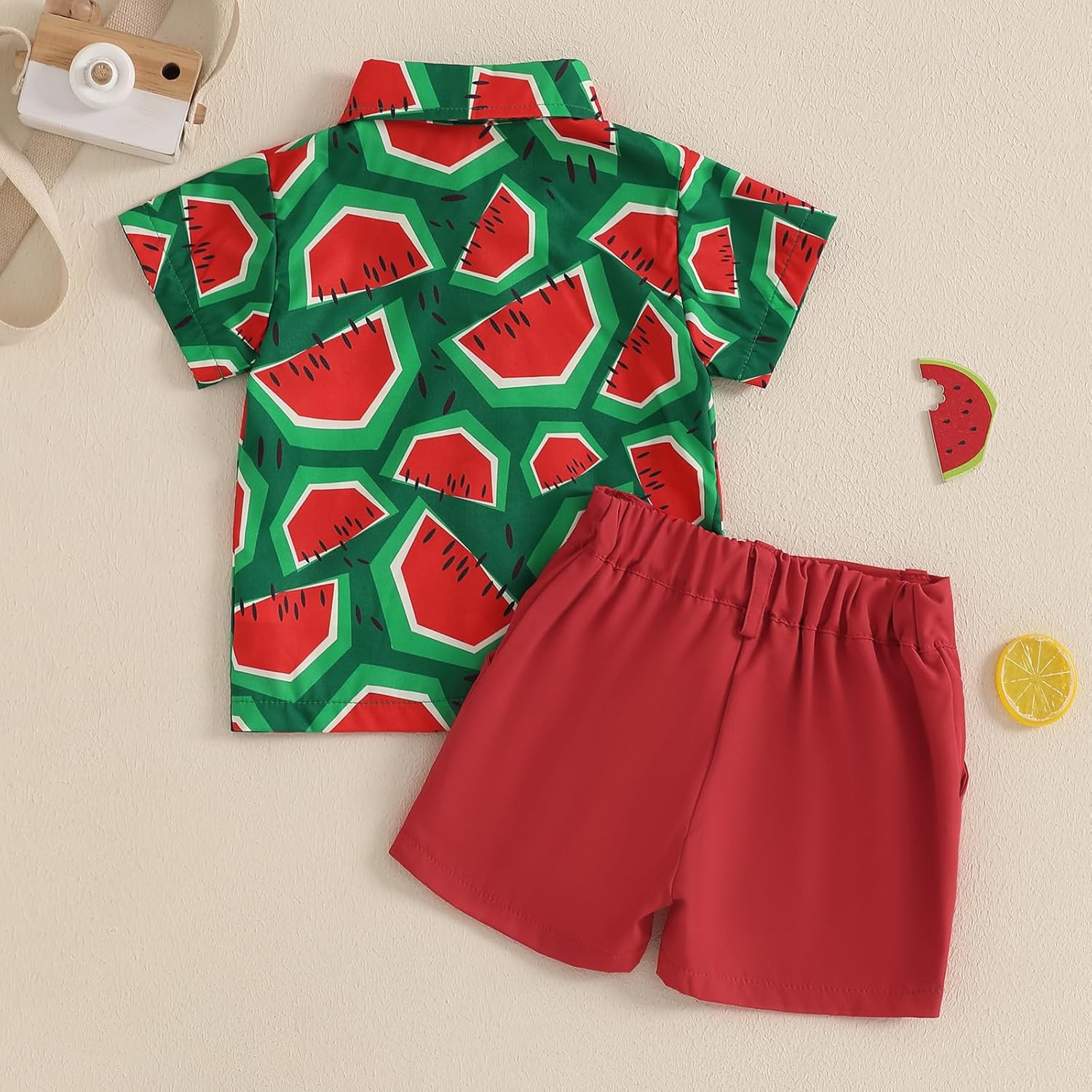 Giraropa Baby Boy Hawaiian Outfit - Summer Beach Set