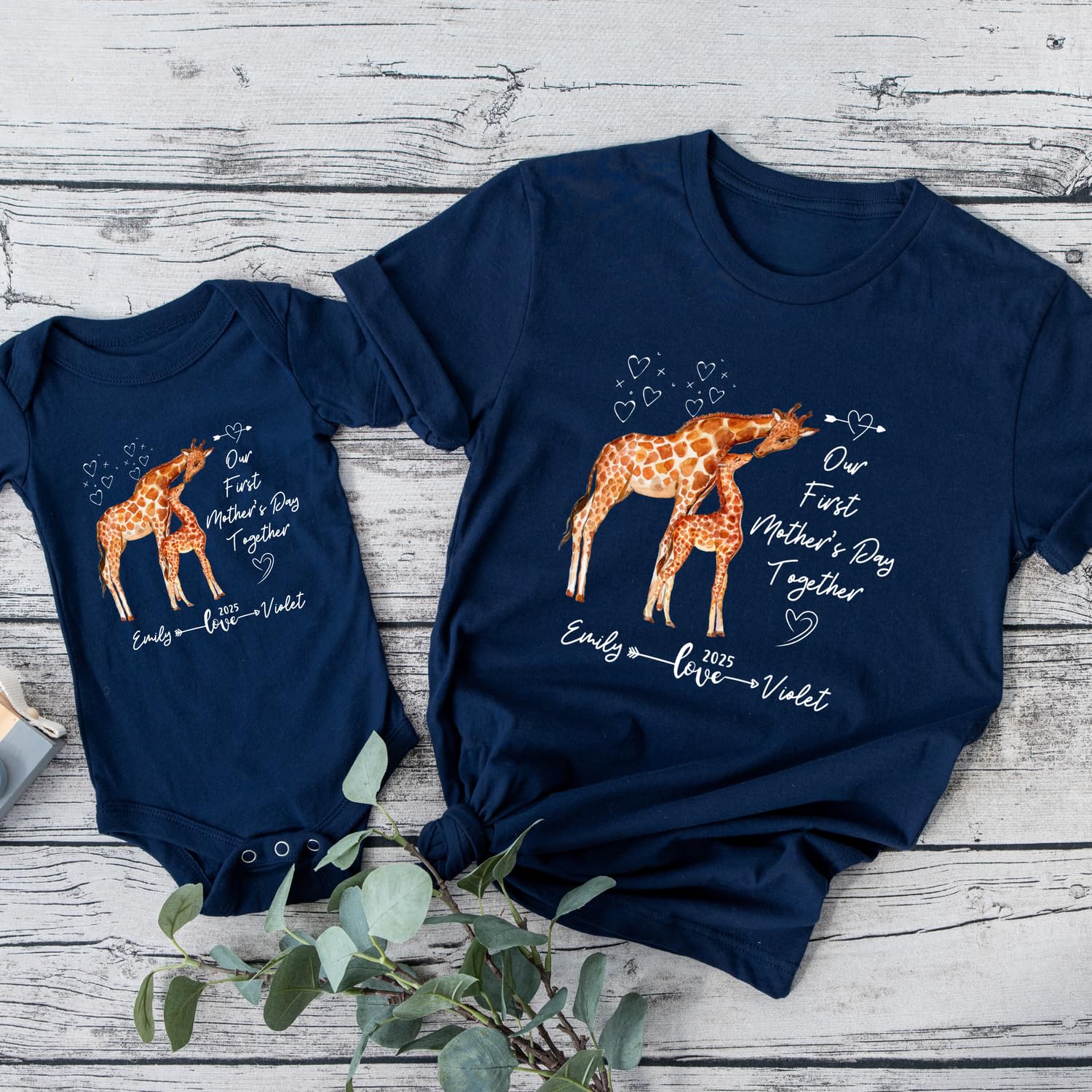 First Mothers Day Mommy and Me Onesie