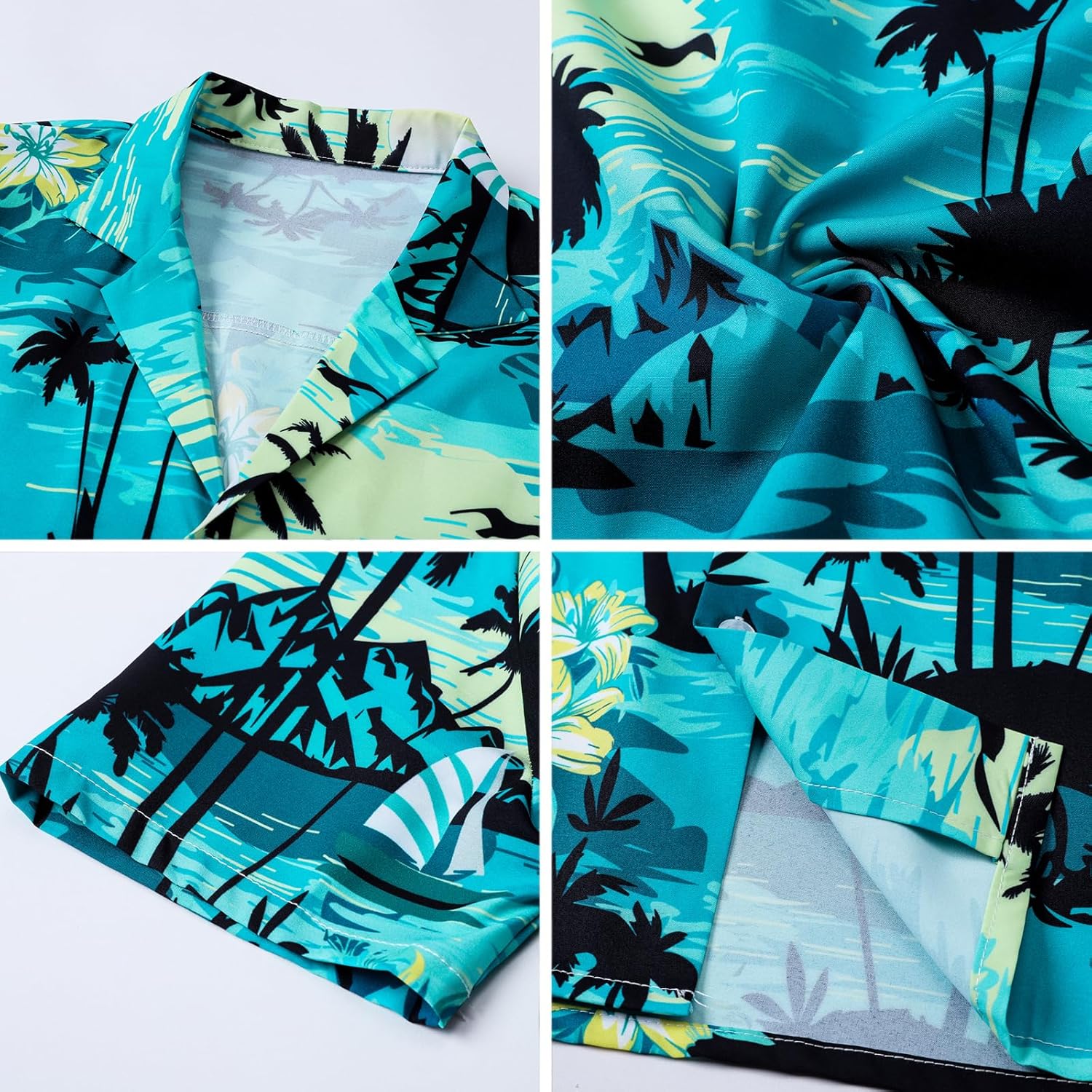 SANGTREE Boys Men Formal Hawaiian Outfit 4X-Large Set