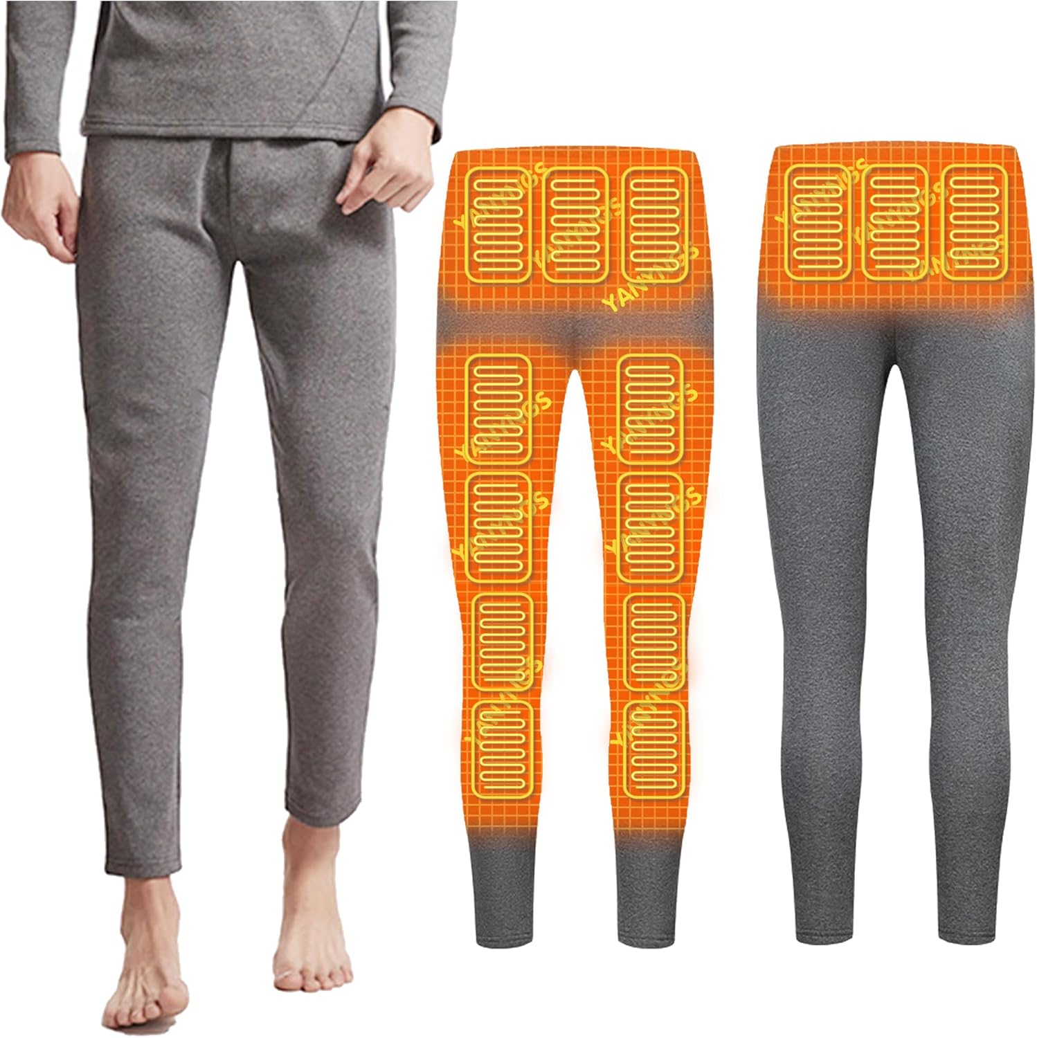 Smart Thermal Heating Underwear Pants for Men Women