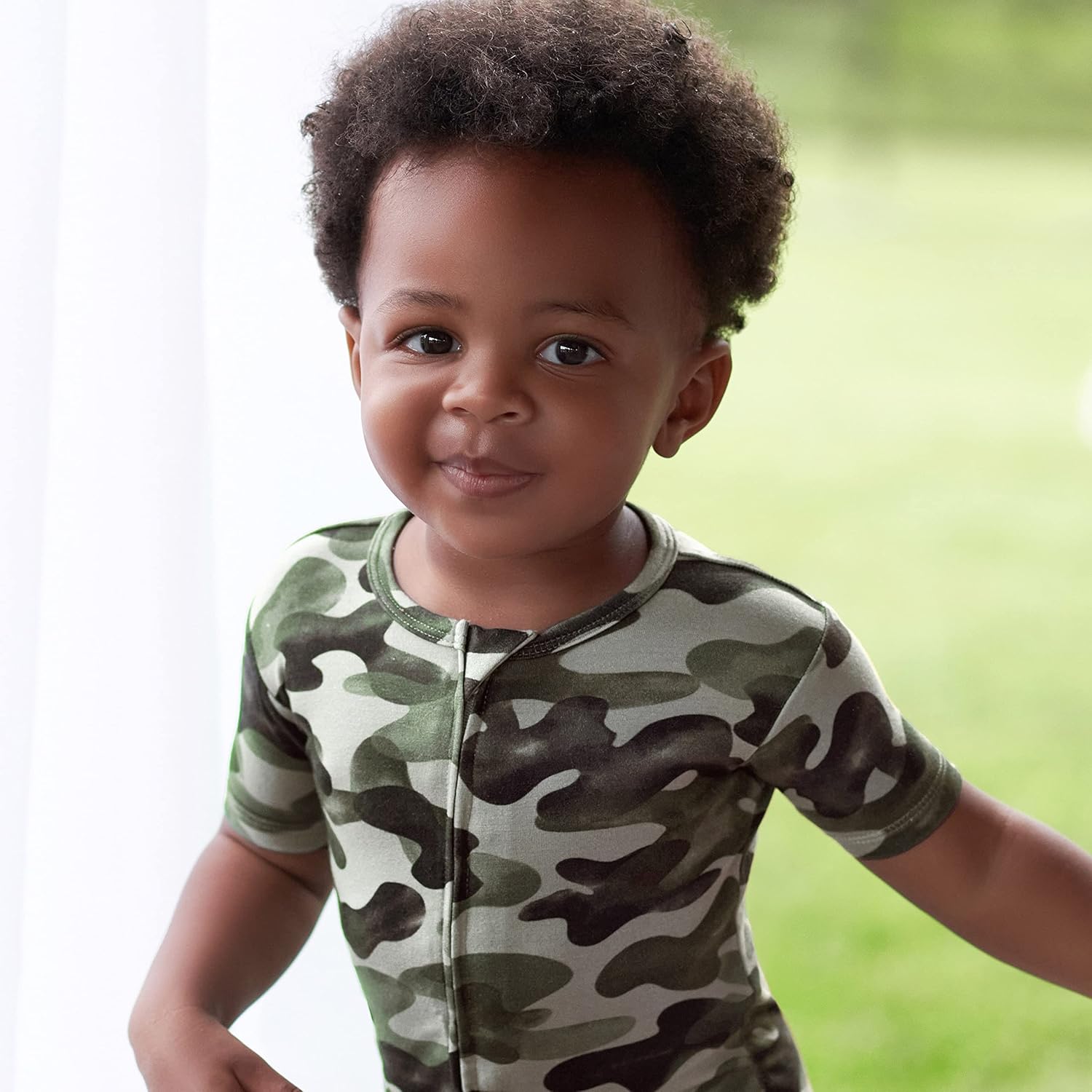 Gerber Butterfly Soft Romper Viscose Eucalyptus