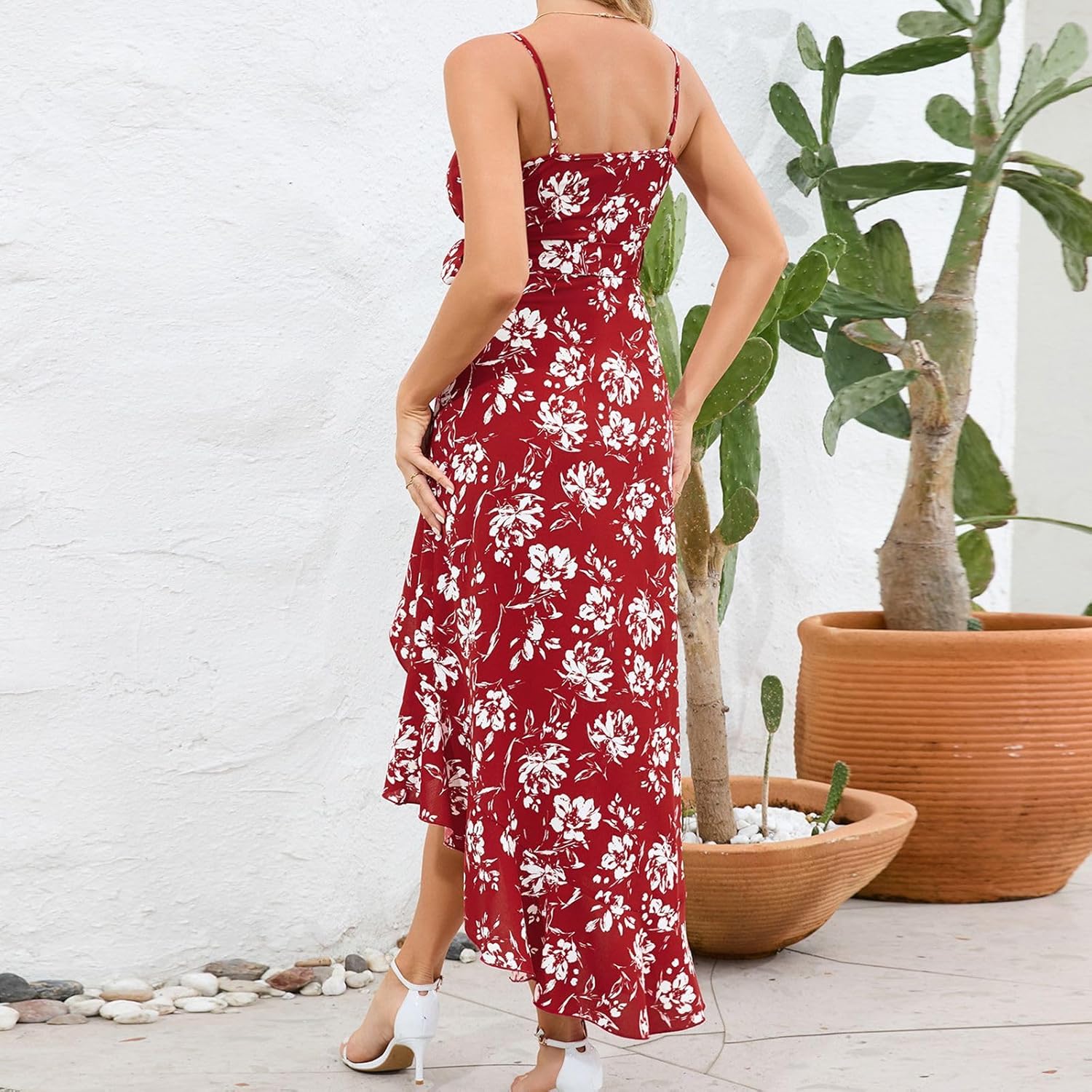 Floral Ruffle Dress for Women 2025 Hawaiian Party Collection