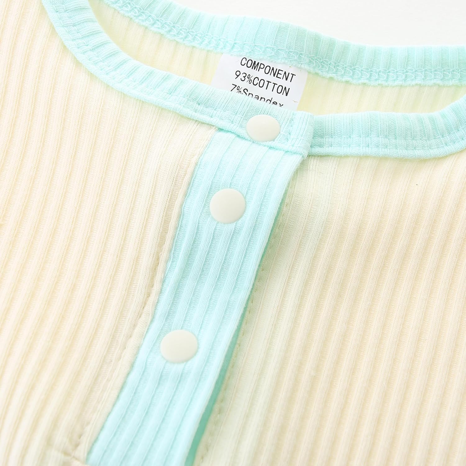 JingleBaBa Newborn Baby Cotton Romper with Cute Short Sleeves