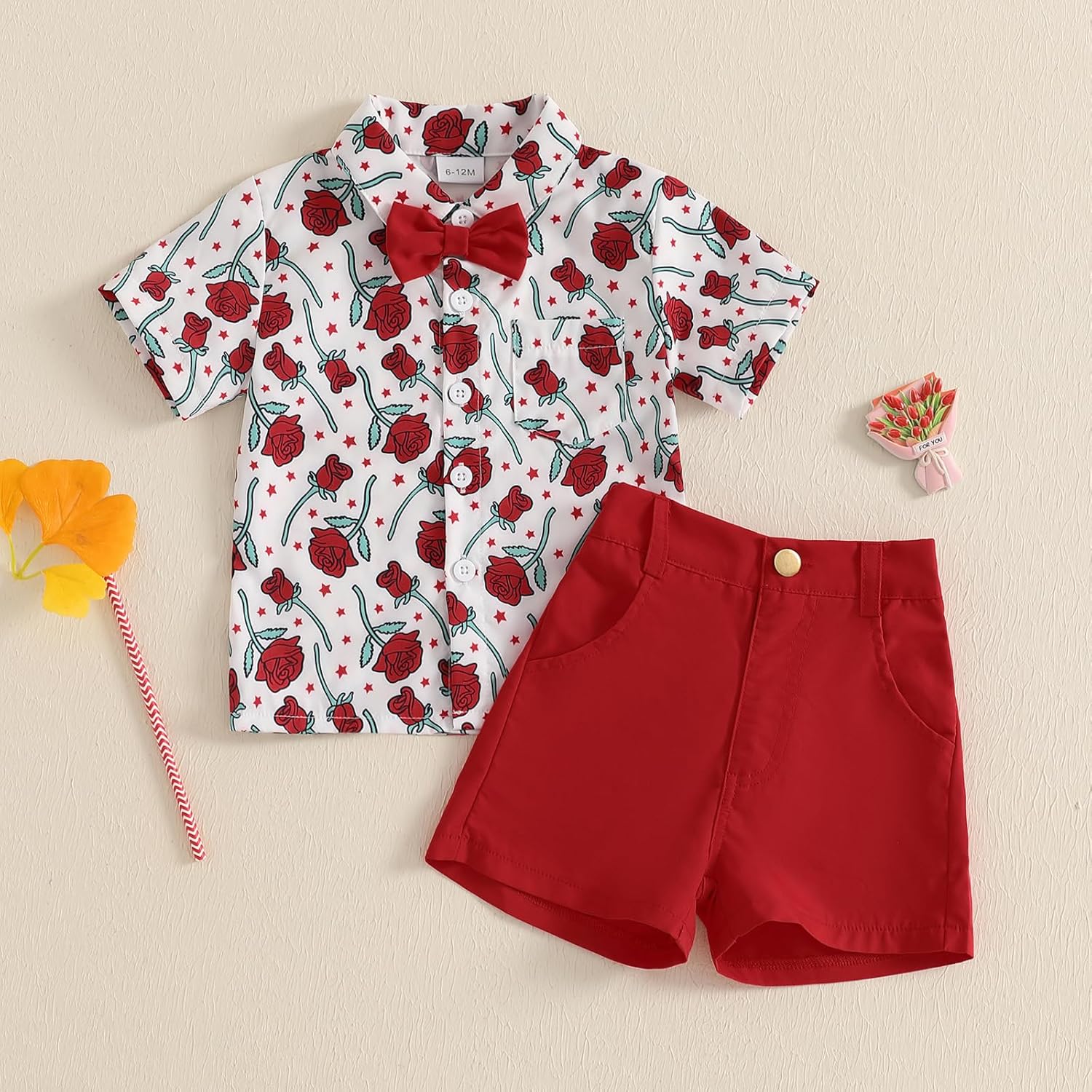 Amnnchya Toddler Boy Perfect Valentines Day Outfit