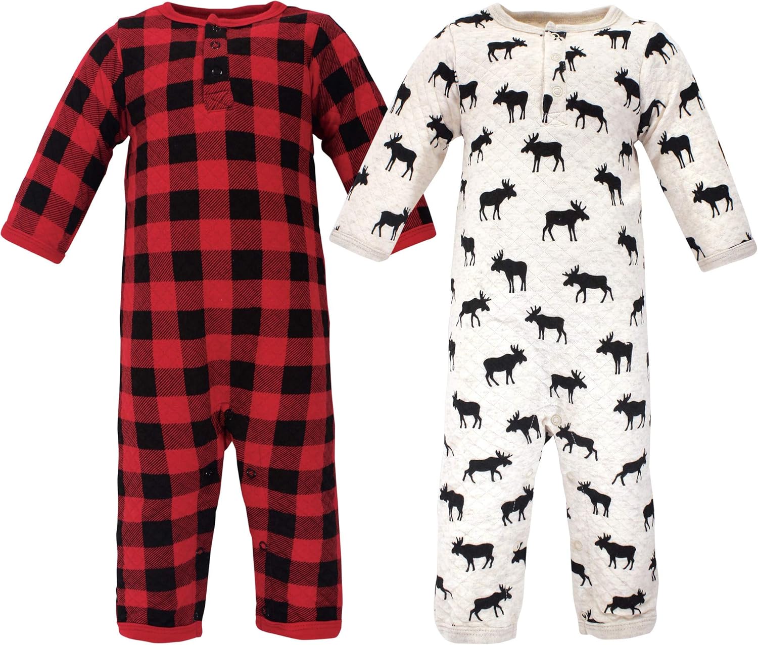 Perfect for growing boys Hudson Baby Quilted Coveralls