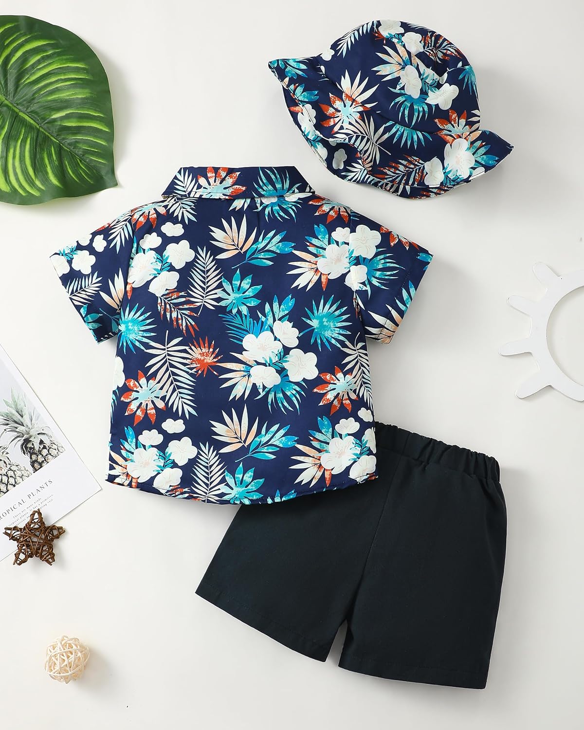 Stylish Toddler Boy Hawaiian Outfit for Summer