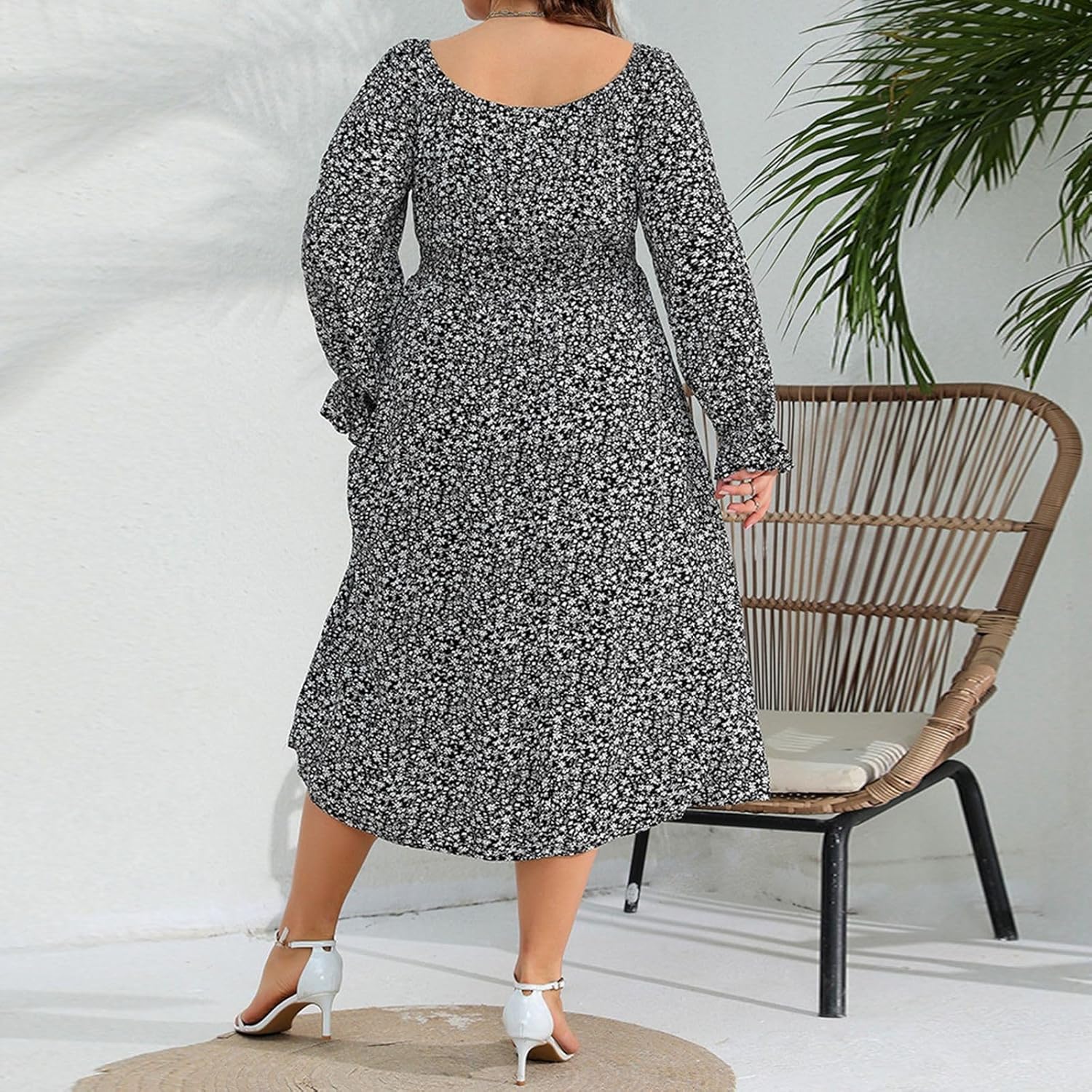 Floral Maxi Dress Perfect for Beach Vacation or Casual