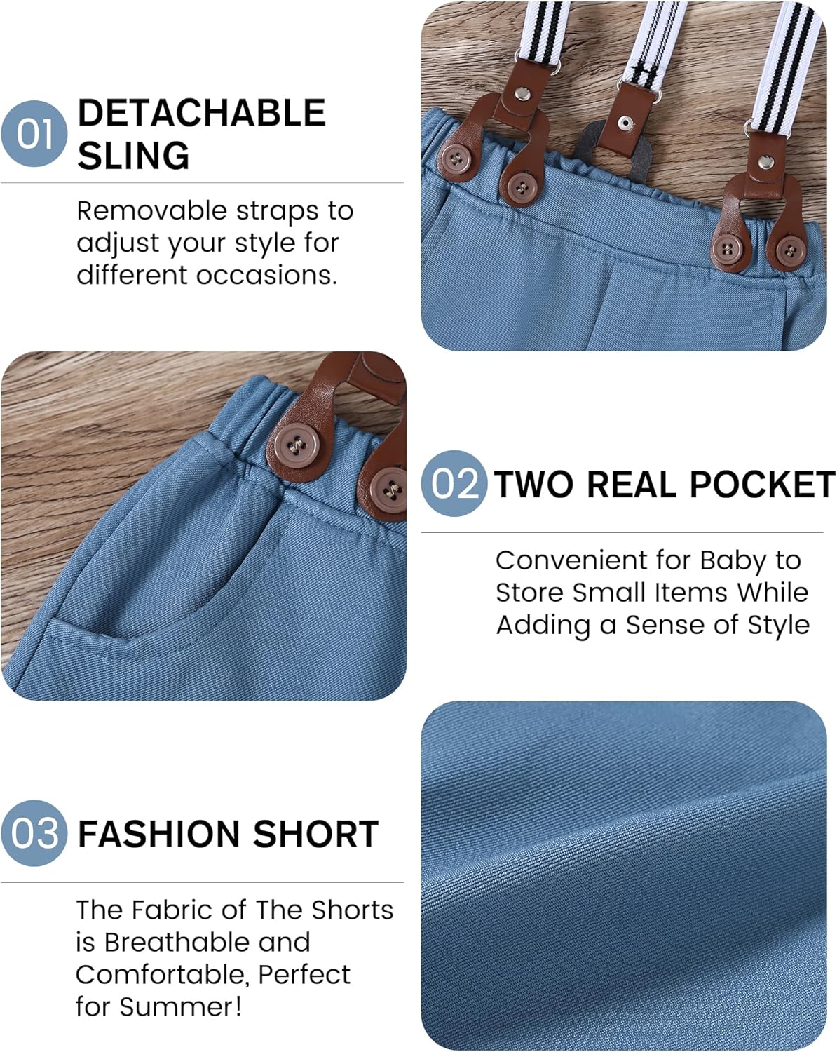 SOONDTech Toddler Boys Casual Outfit