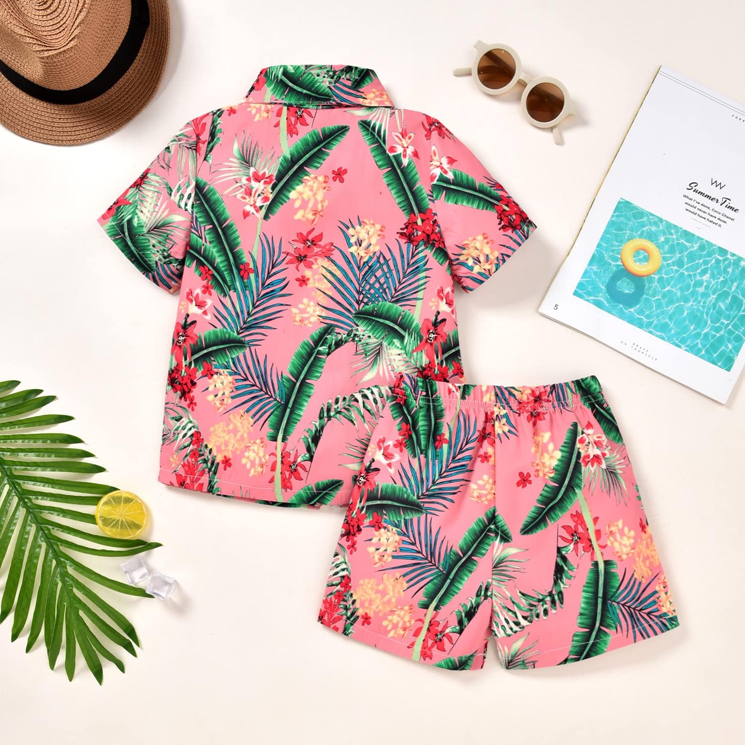 HINTINA Boys Beach Shorts for Summer