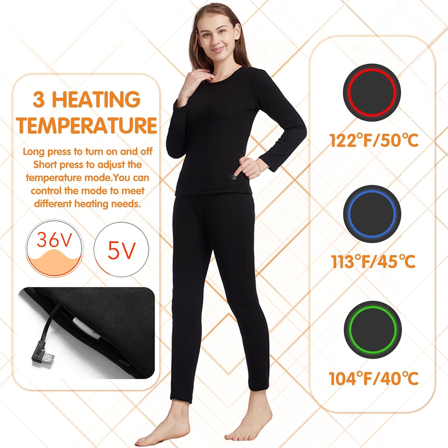 Womens Heated Pant