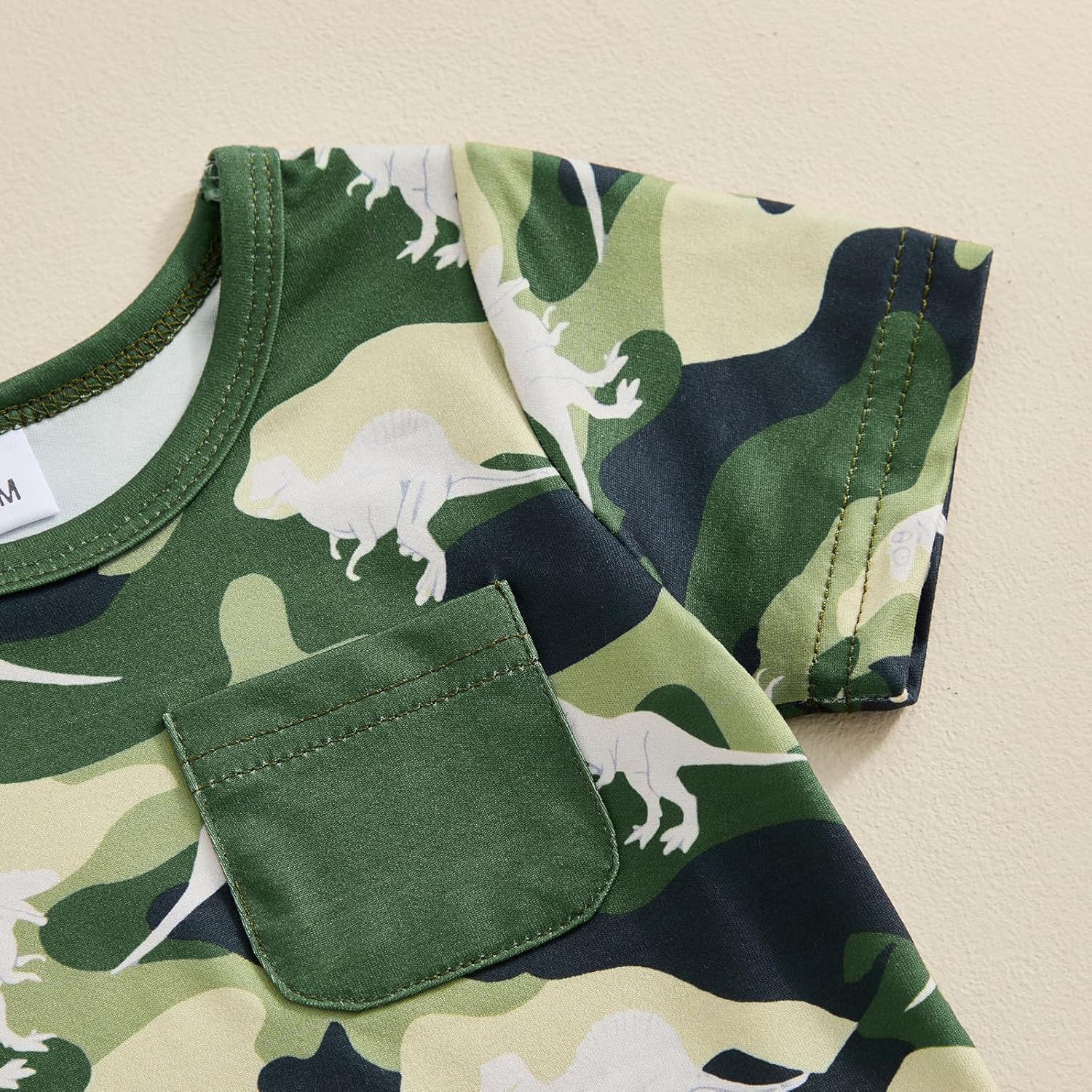 PUHHAPIEY Baby Boys tropical short sleeve t-shirt set