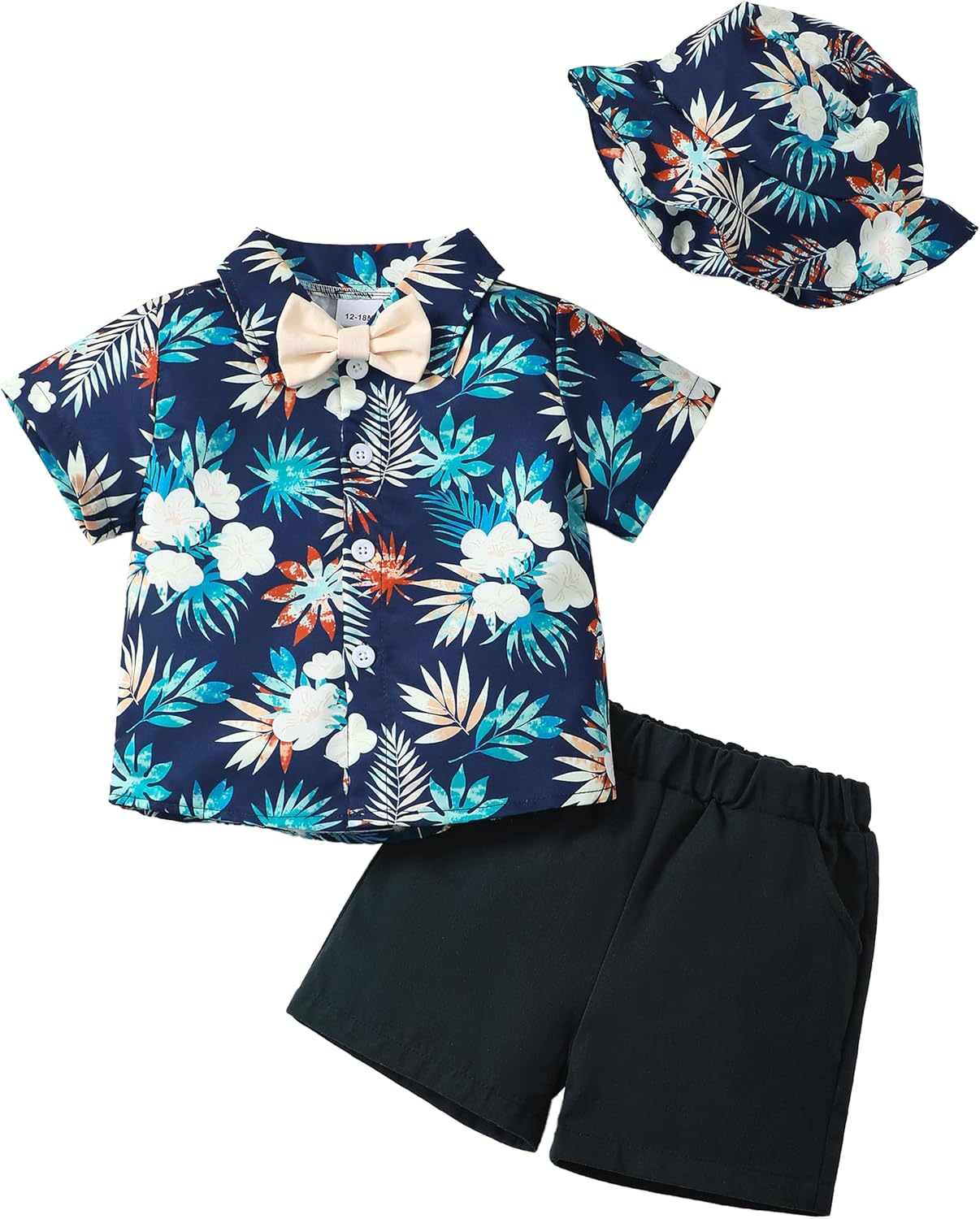Stylish Toddler Boy Hawaiian Outfit for Summer