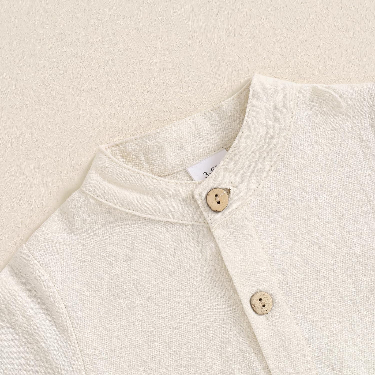Cotton Linen Romper for Newborn Boys