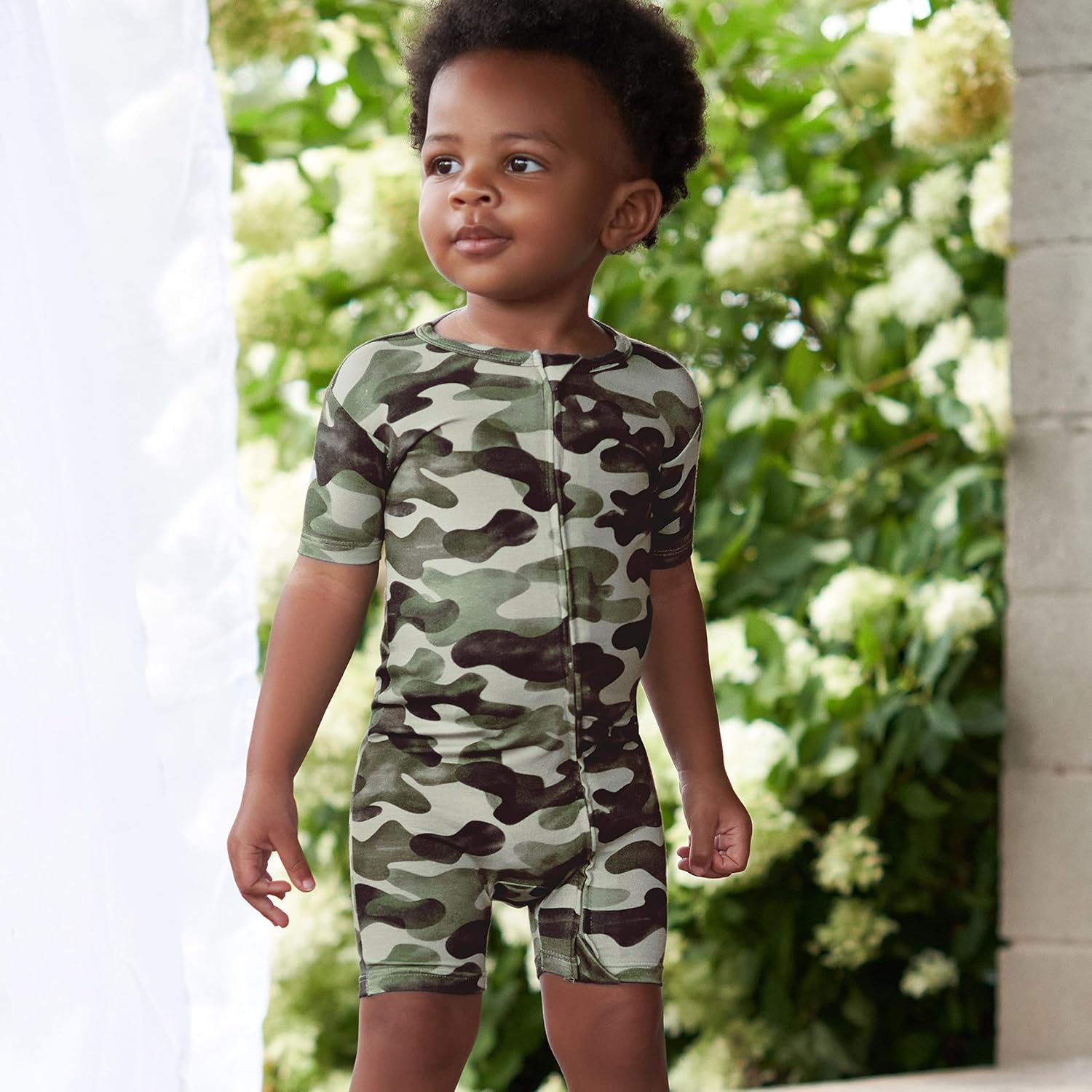 Gerber Butterfly Soft Romper Viscose Eucalyptus