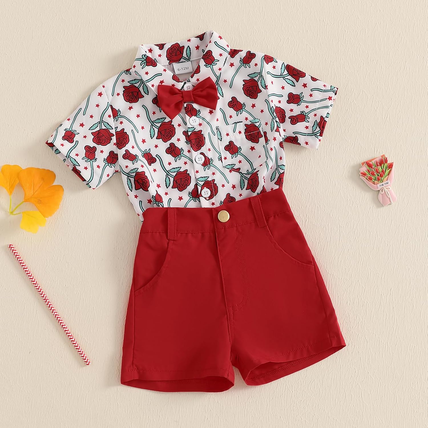 Amnnchya Toddler Boy Perfect Valentines Day Outfit