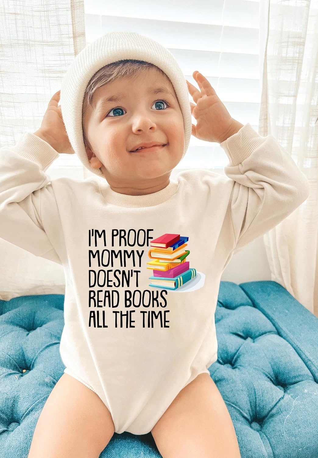 Proof Mommy Doesnt Read Books Too Frequently Newborn Romper