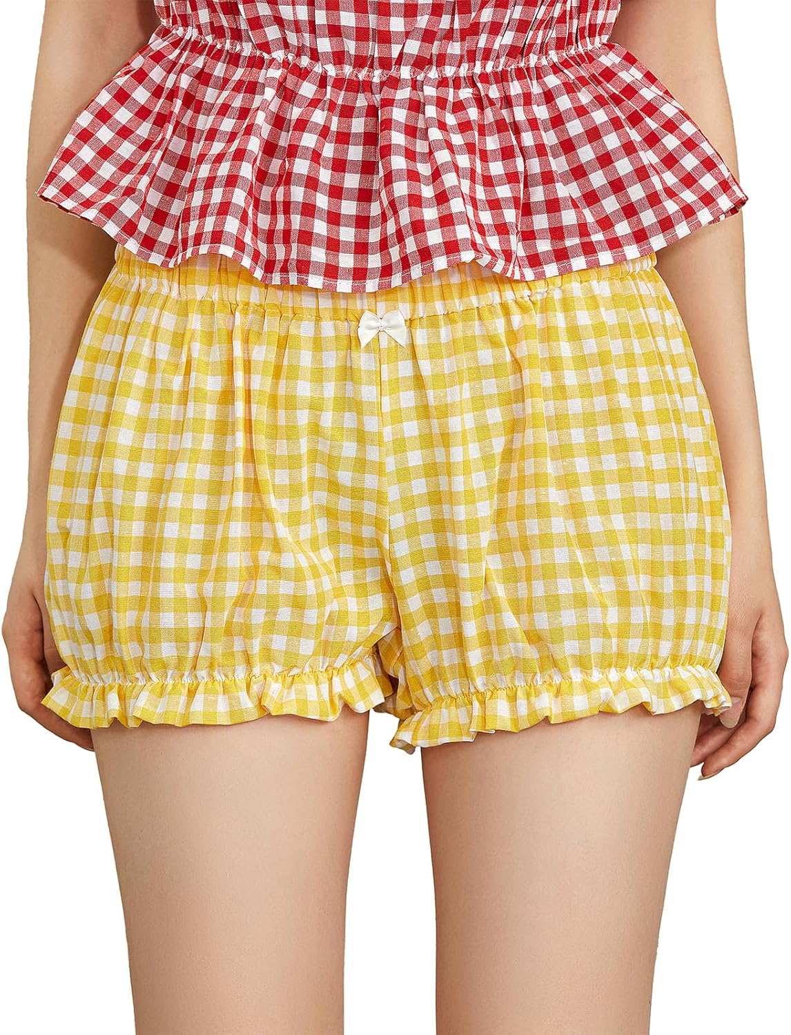 ChARMiNG RUFFLE TRIM BOYS SHORTS FOR WOMEN