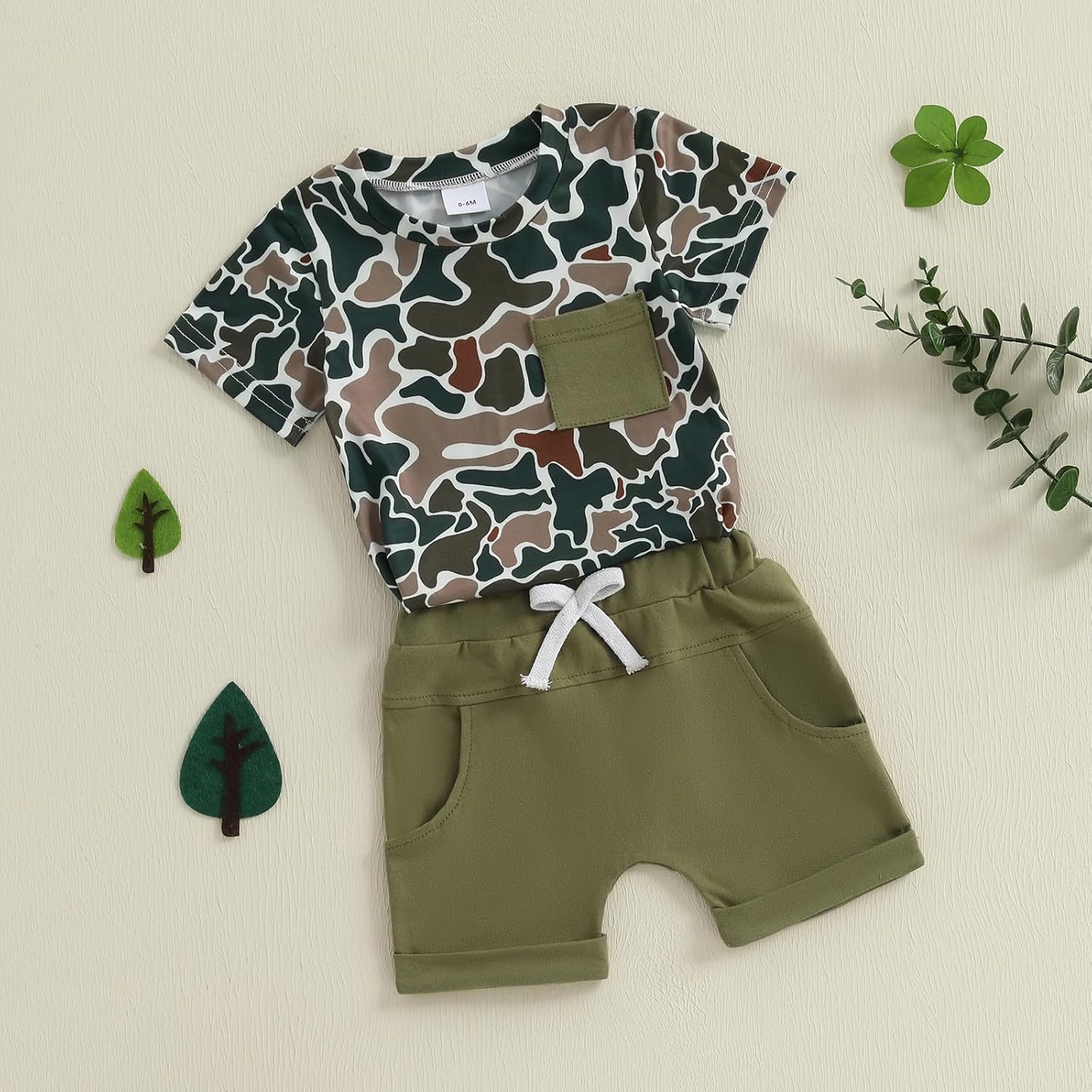 Trending Camo Beach Set for Boys
