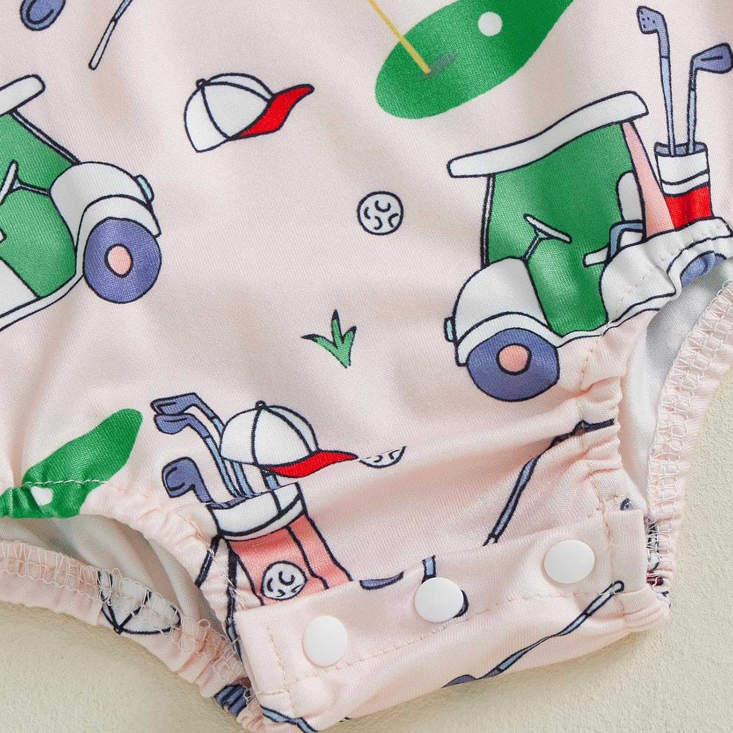 Golfer G Golfer Snug Romper for Baby boys Daddys Boy Golf Outfit