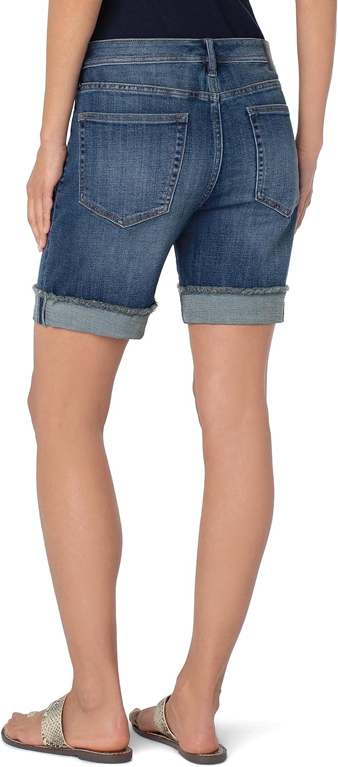 Liverpool Womens Boyfriend Fray Cuff Short