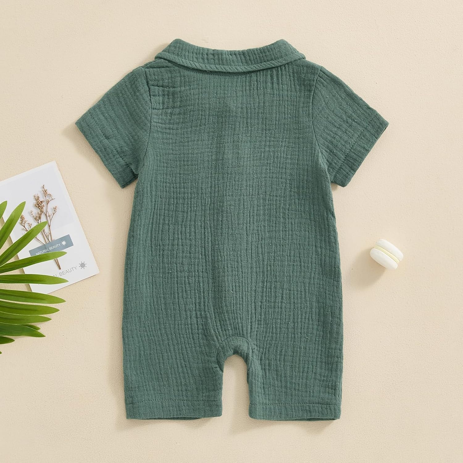 Premium Cotton Infants Boys Summer Romper - Soft Comfortable Durable