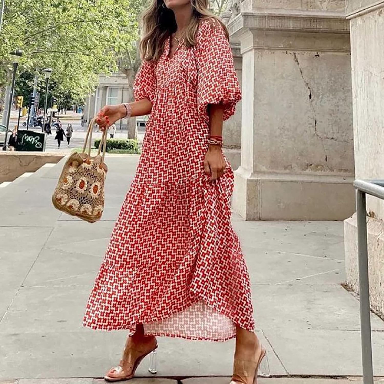 Sfascumop 2025 Trendy Casual Beach Dresses - Lightweight Sustainable and Stylish