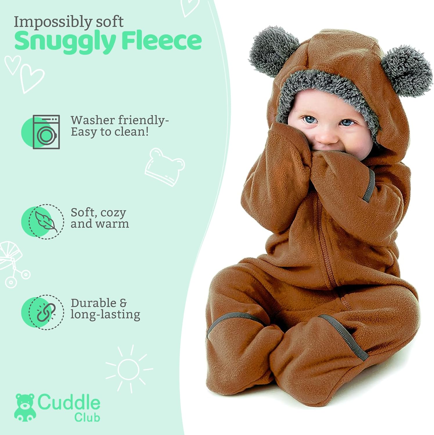 Cuddle Club Fleece Baby Rump