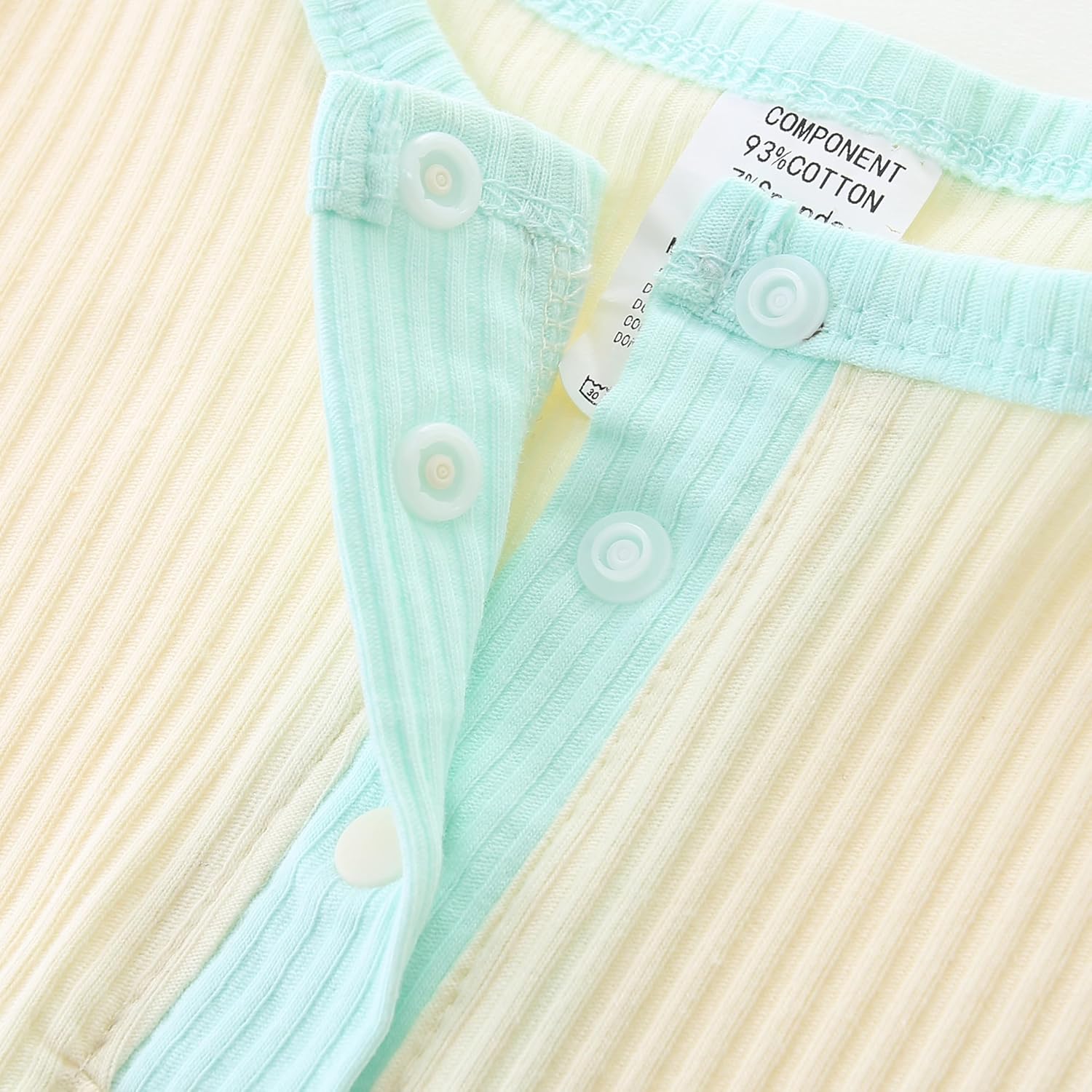 JingleBaBa Newborn Baby Cotton Romper with Cute Short Sleeves
