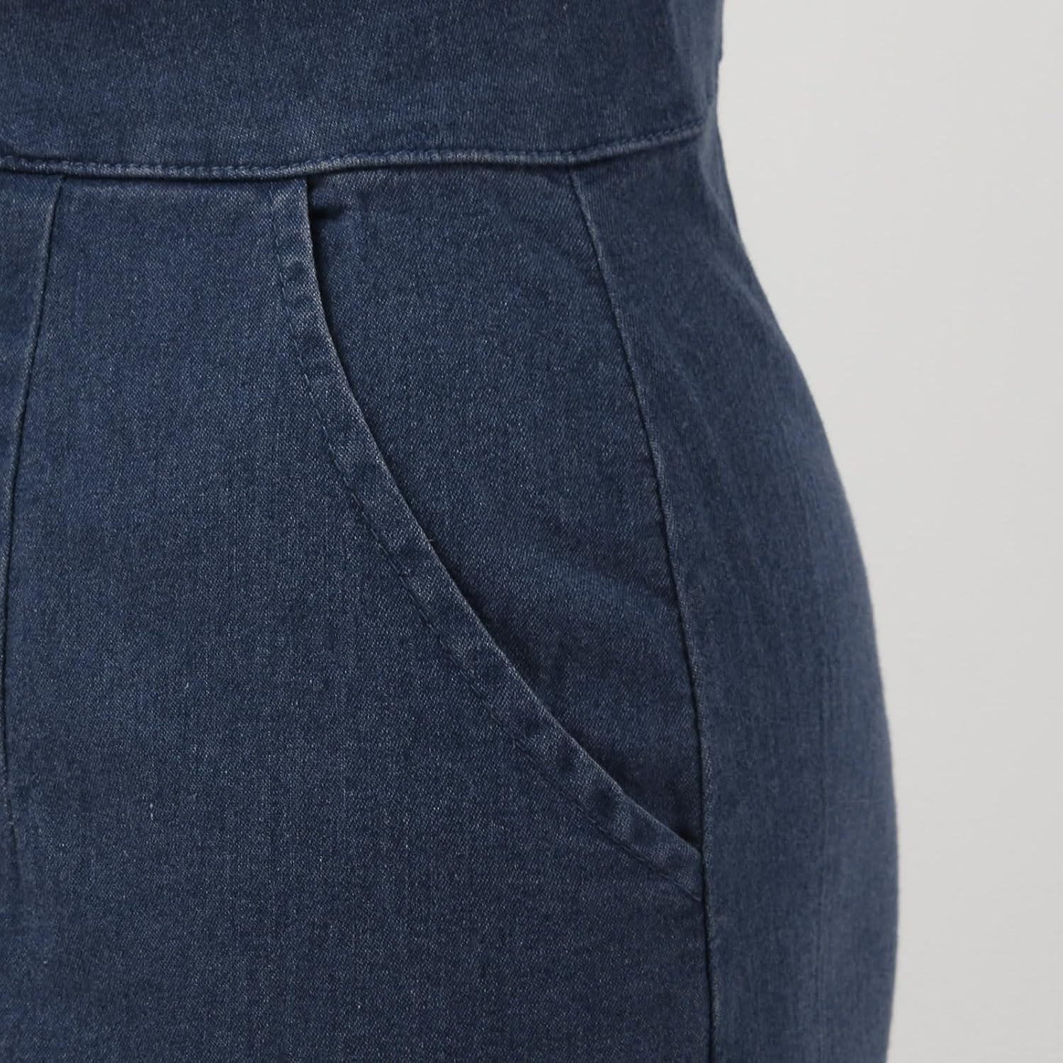 Casual Blue Denim Dress