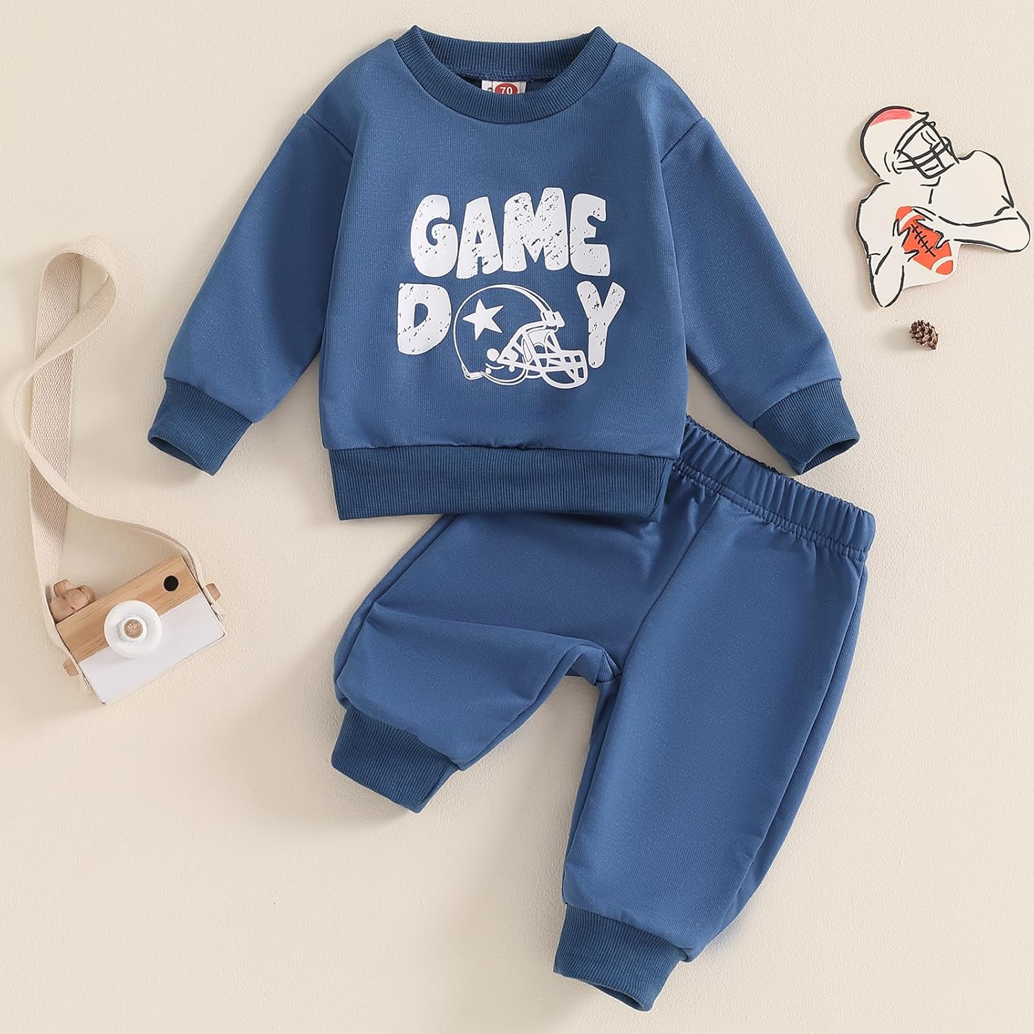 ZyHwShine Toddler Boy Football Set onSundaysWeWatchFootballDad