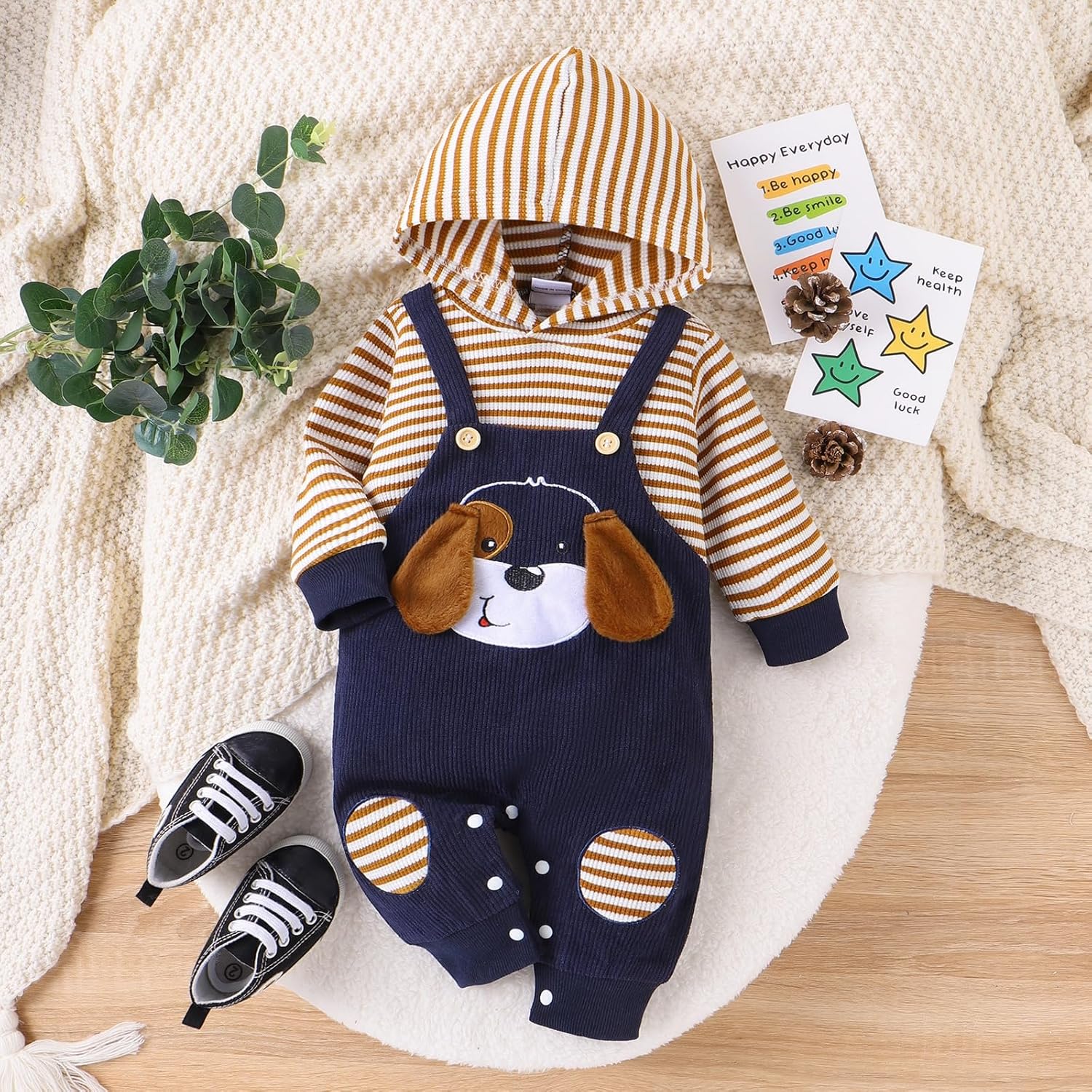 TOKIAGO Baby Boy Clothes Set with Cute Cartoon Designs 0-18 Mo