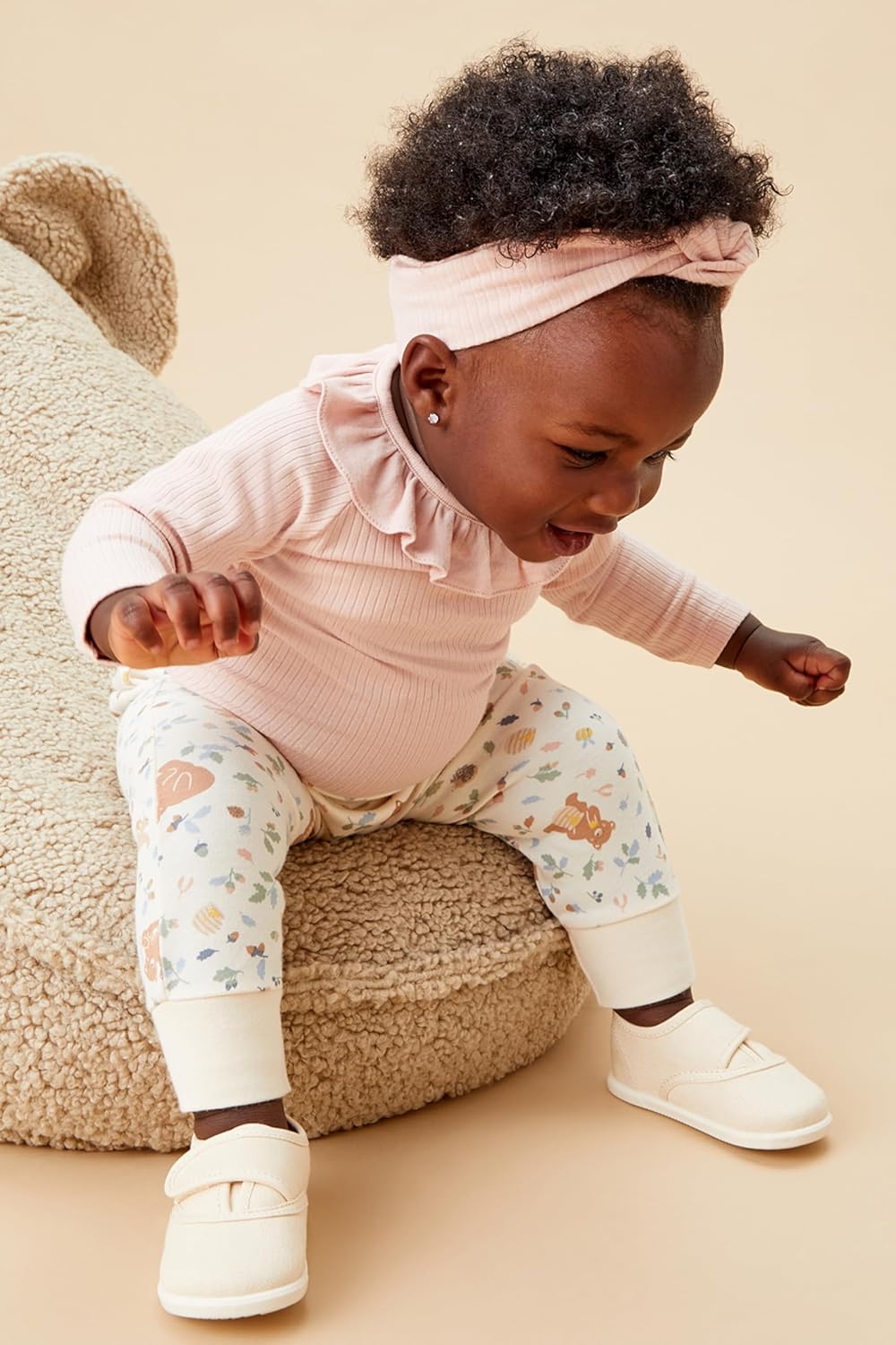 Bunnie Bear Unisex Joggers - Soft Comfortable Bear Print Design for Boys