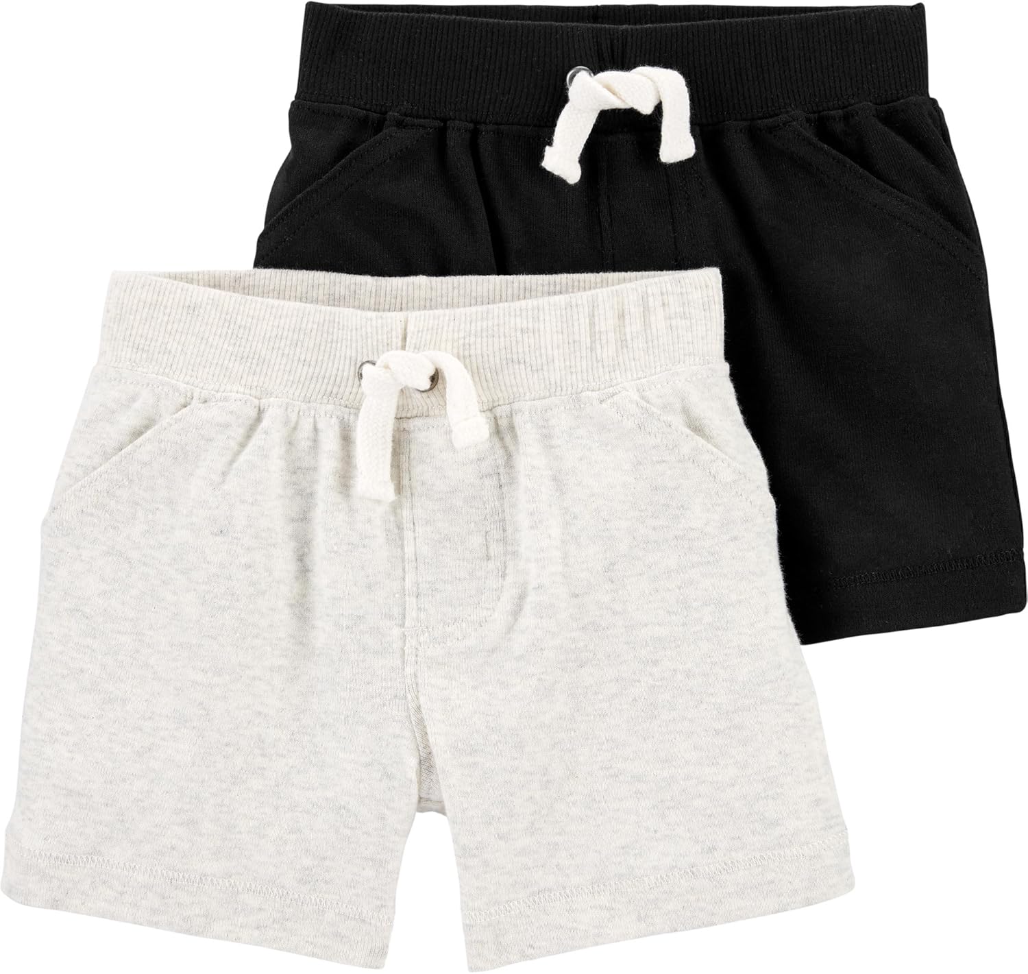 Premium 2-Pack cotton shorts for baby comfy and stylish