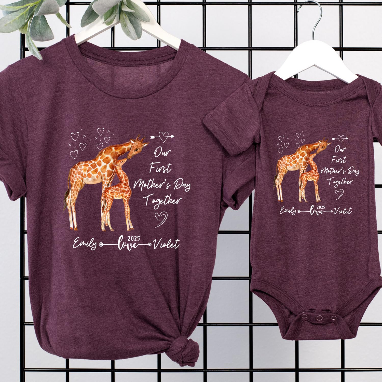 First Mothers Day Mommy and Me Onesie